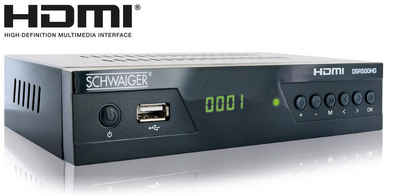Schwaiger DSR500HD Satellitenreceiver (Eingebauter Mediaplayer)