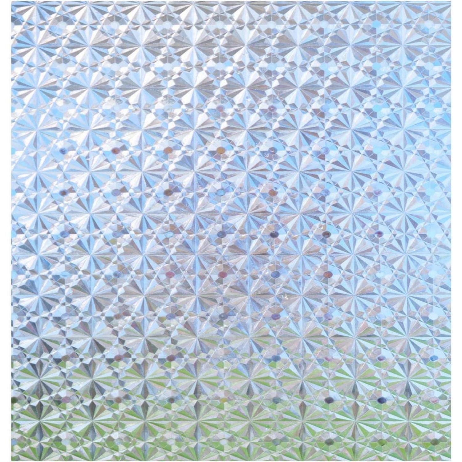 LuxusKollektion Fensterfolie Fensterfolie Milchglasfolie ohne Kleber Sichtschutz 75 x 300 cm 3d