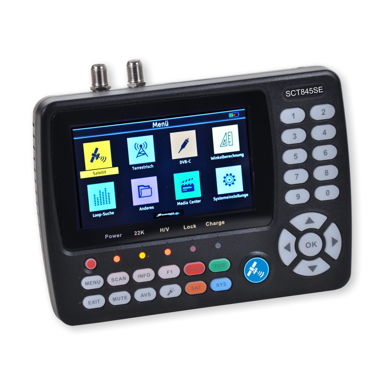 Satfinder SCT 845 SE Version Messgerät für Sat, Kabel und Terrestrisch