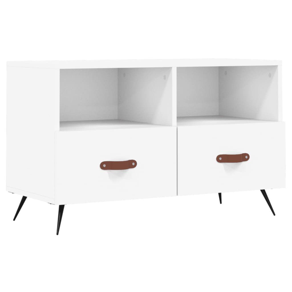 Holzwerkstoff cm TV-Schrank 80x36x50 TV-Schrank Weiß (1-St) vidaXL