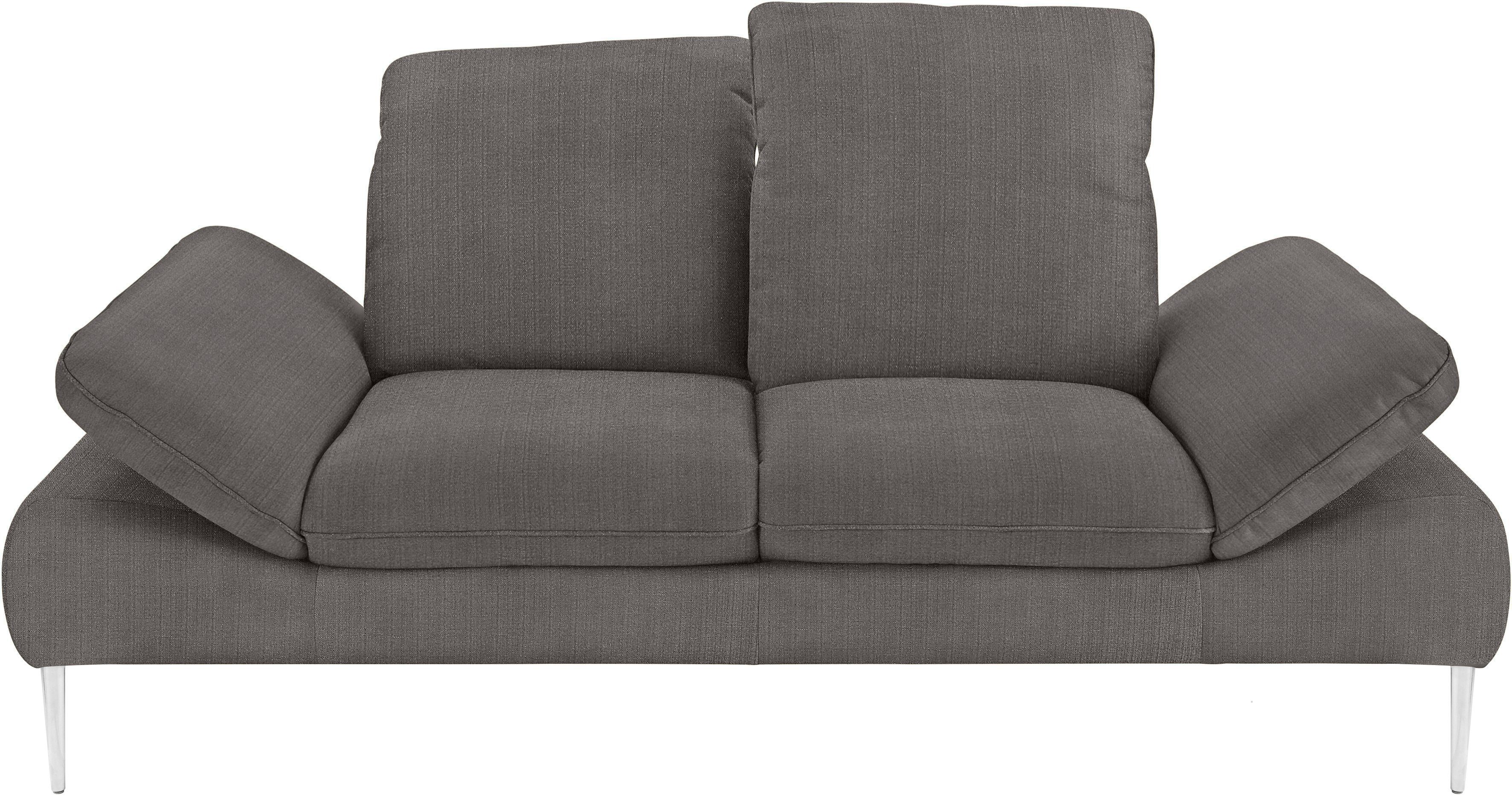 W.SCHILLIG 2,5-Sitzer enjoy&MORE, mit Sitztiefenverstellung, Füße silber matt, Breite 232 cm
