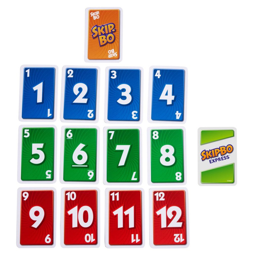 Mattel GmbH Spiel Skip-Bo Express - Kartenspiel