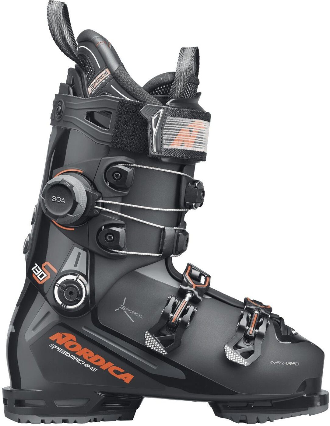 Nordica SPEEDMACHINE 3 130S BOA C.(GW) 7T1 SCHWARZ-ANTHRAZIT-ROT Skischuh