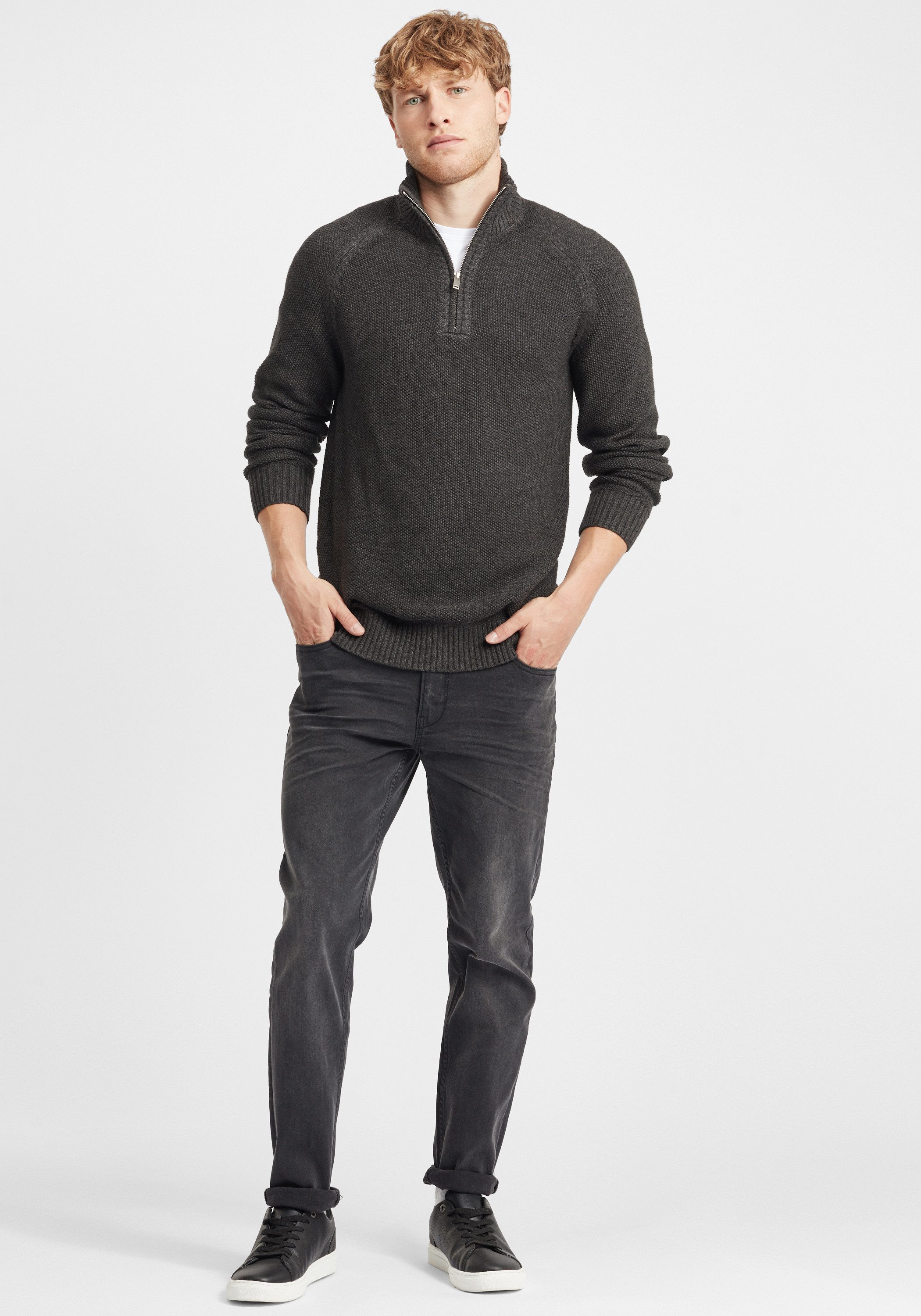 !Solid 5-Pocket-Jeans SDFynn 5-Pocket-Jeans mit Washed-Effekt