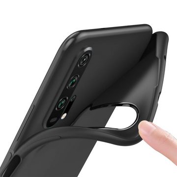 CoolGadget Handyhülle Black Series Handy Hülle für Honor 20 Pro 6,3 Zoll, Edle Silikon Schlicht Robust Schutzhülle für Honor 20 Pro Hülle