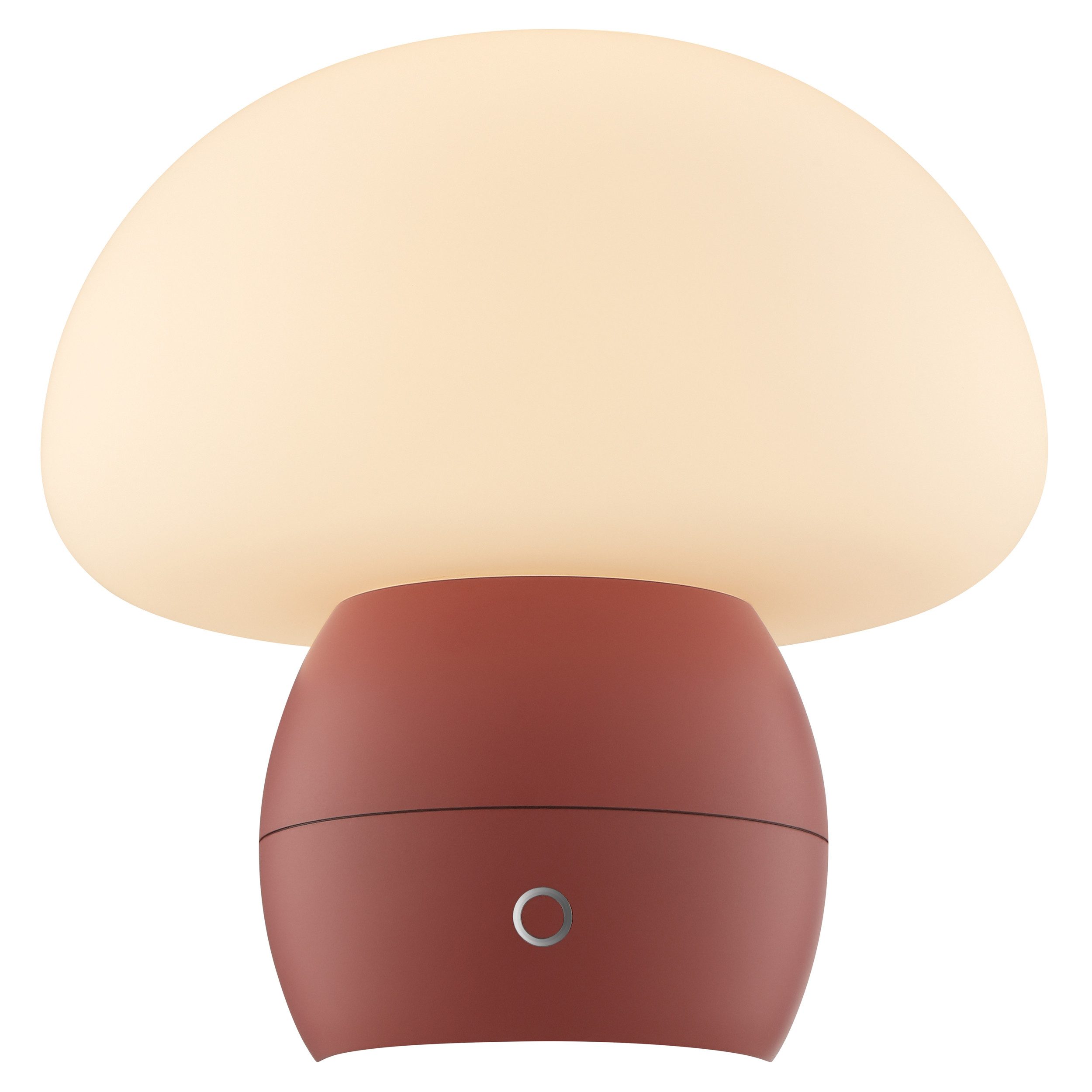 Brilliant LED Tischleuchte Dupos, Dimmfunktion, LED fest integriert, Warmweiß, LED Akku-Pilzleuchte, 22cm, 230lm, 2700K, Wireless Charging, dimmbar