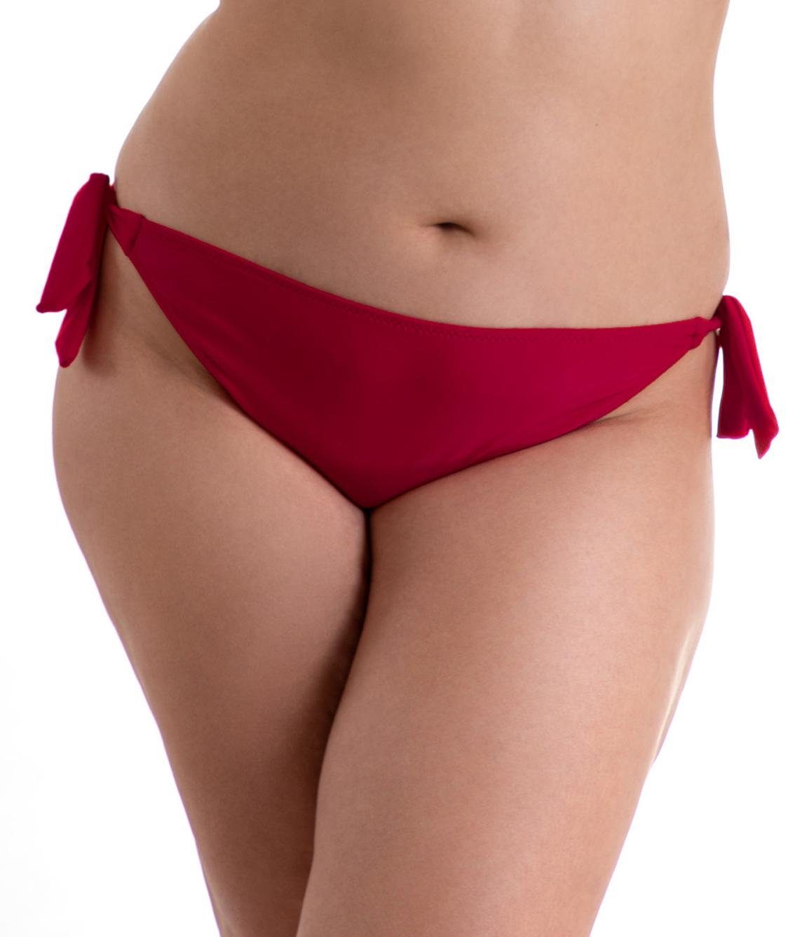 Aquarti Bikini-Hose Damen Bikinihose seitlich zum Binden Hüftslip in schönen Unifarben
