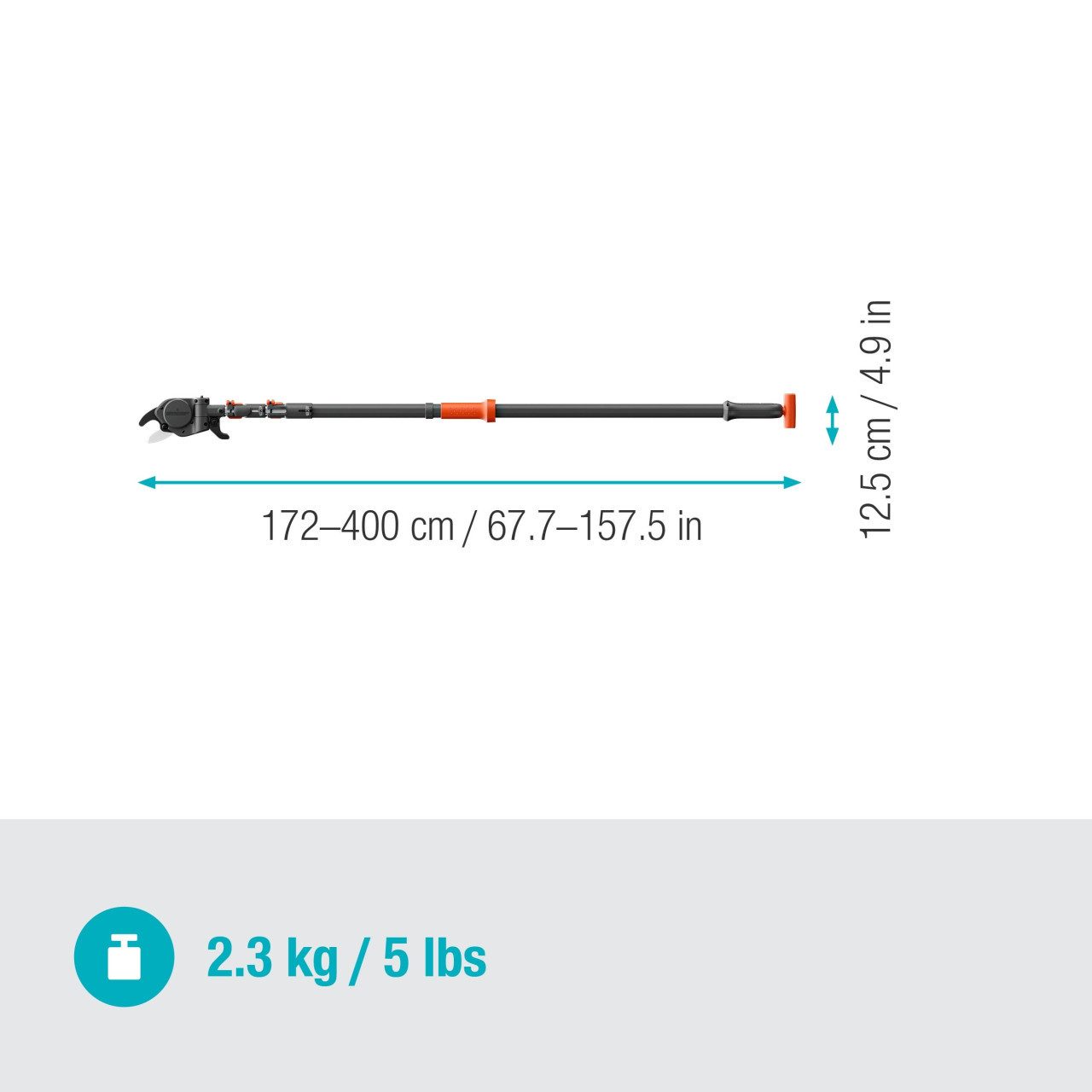 GARDENA Astschere Gardena Teleskop-Baumschneider StarCut Pro L