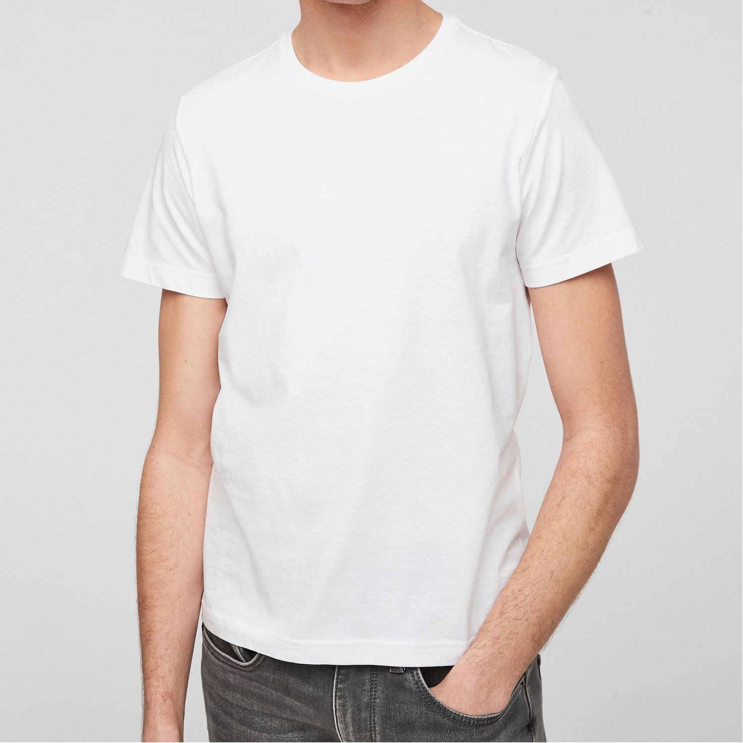 s.Oliver T-Shirt Casual (2-tlg) mit Logo, schlicht, unifarben, Basic, moder günstig online kaufen