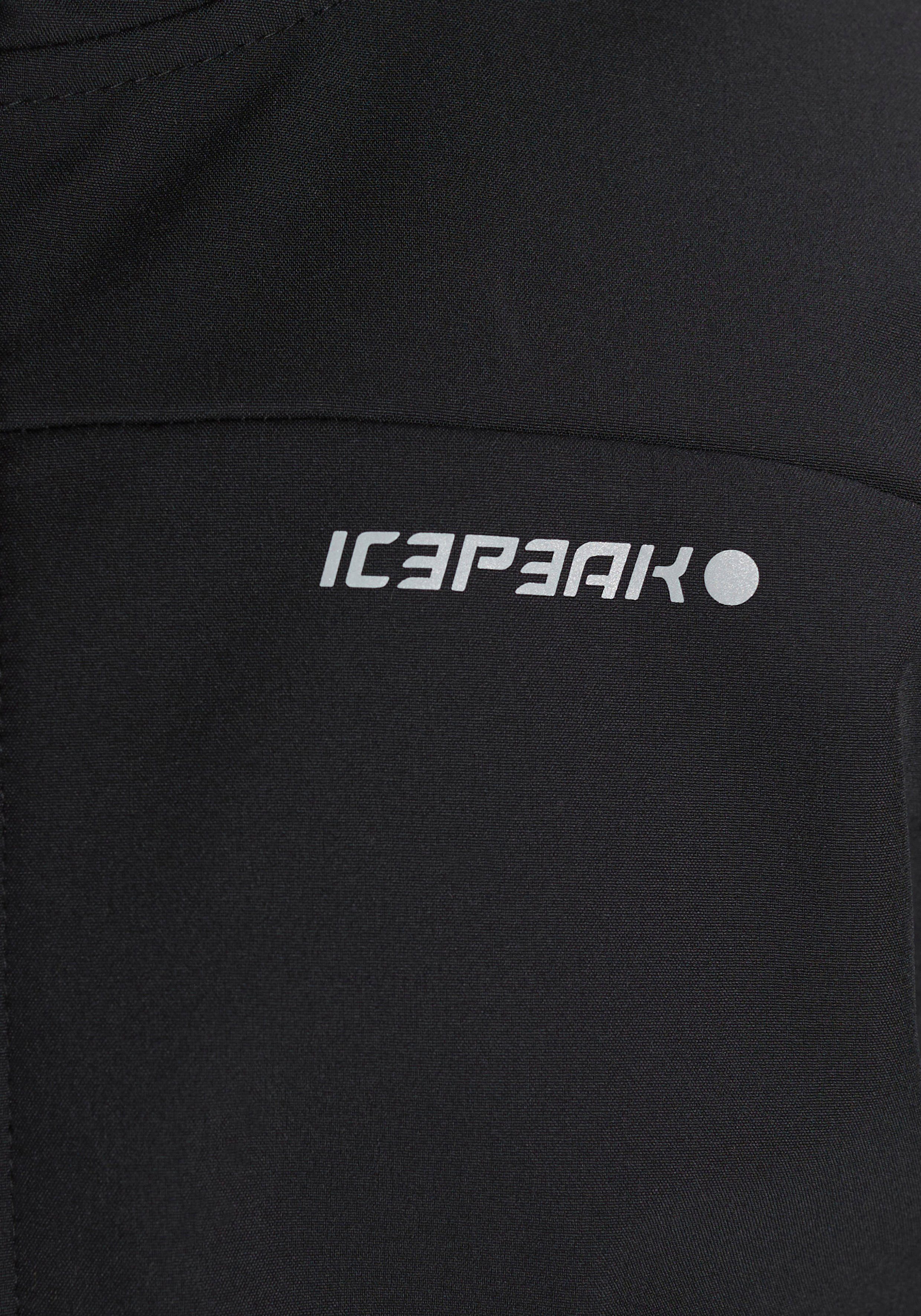 Icepeak Softshelljacke K KOBRYN Logoschriftzügen SOFTSHELLJACKE modischen mit PINK