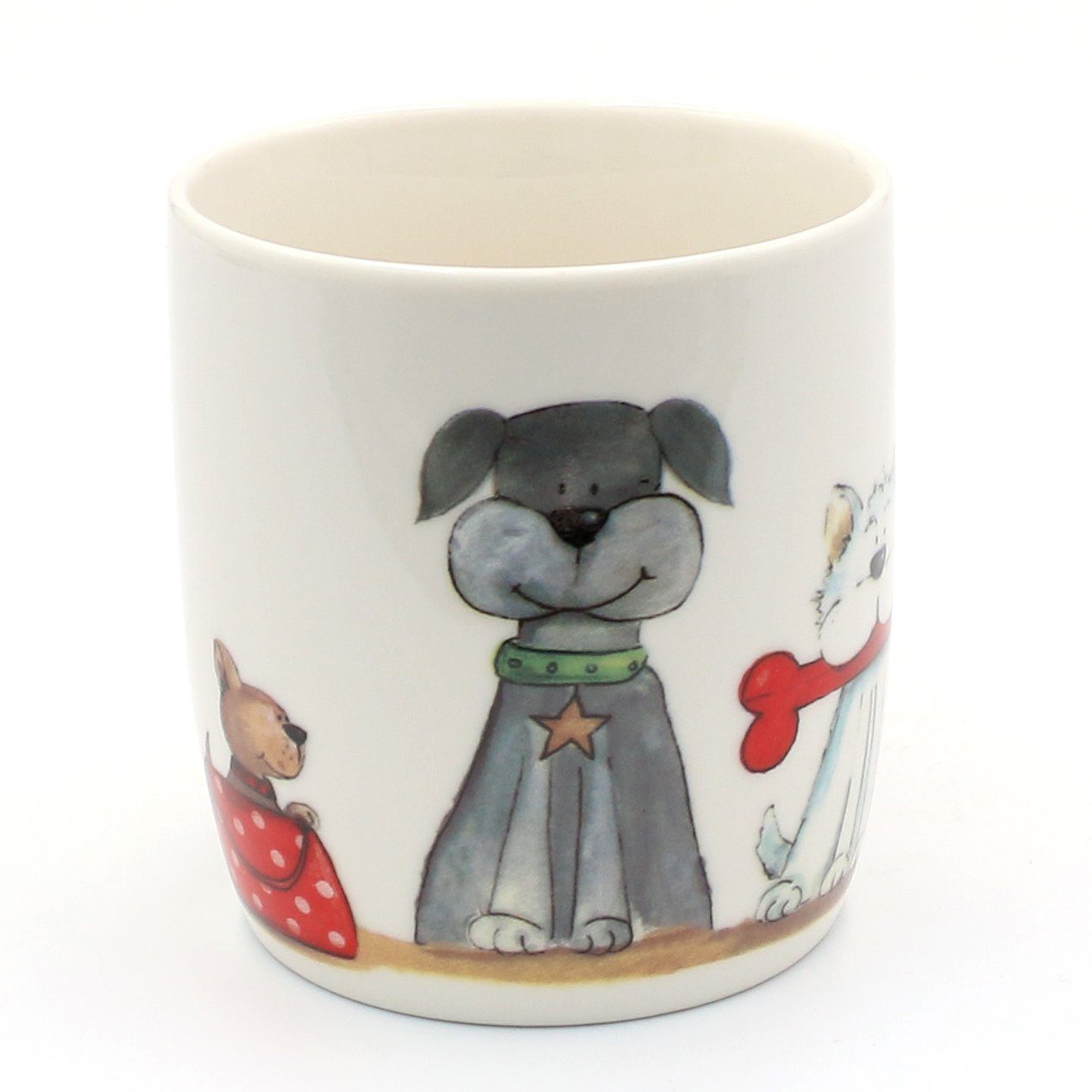 Dekohelden24 Kaffeebecher In Fußball-Form – Keramik, Ca. 10 Cm Hoch, 400 Ml, Schwarz-weiß, Spülmaschinengeeignet