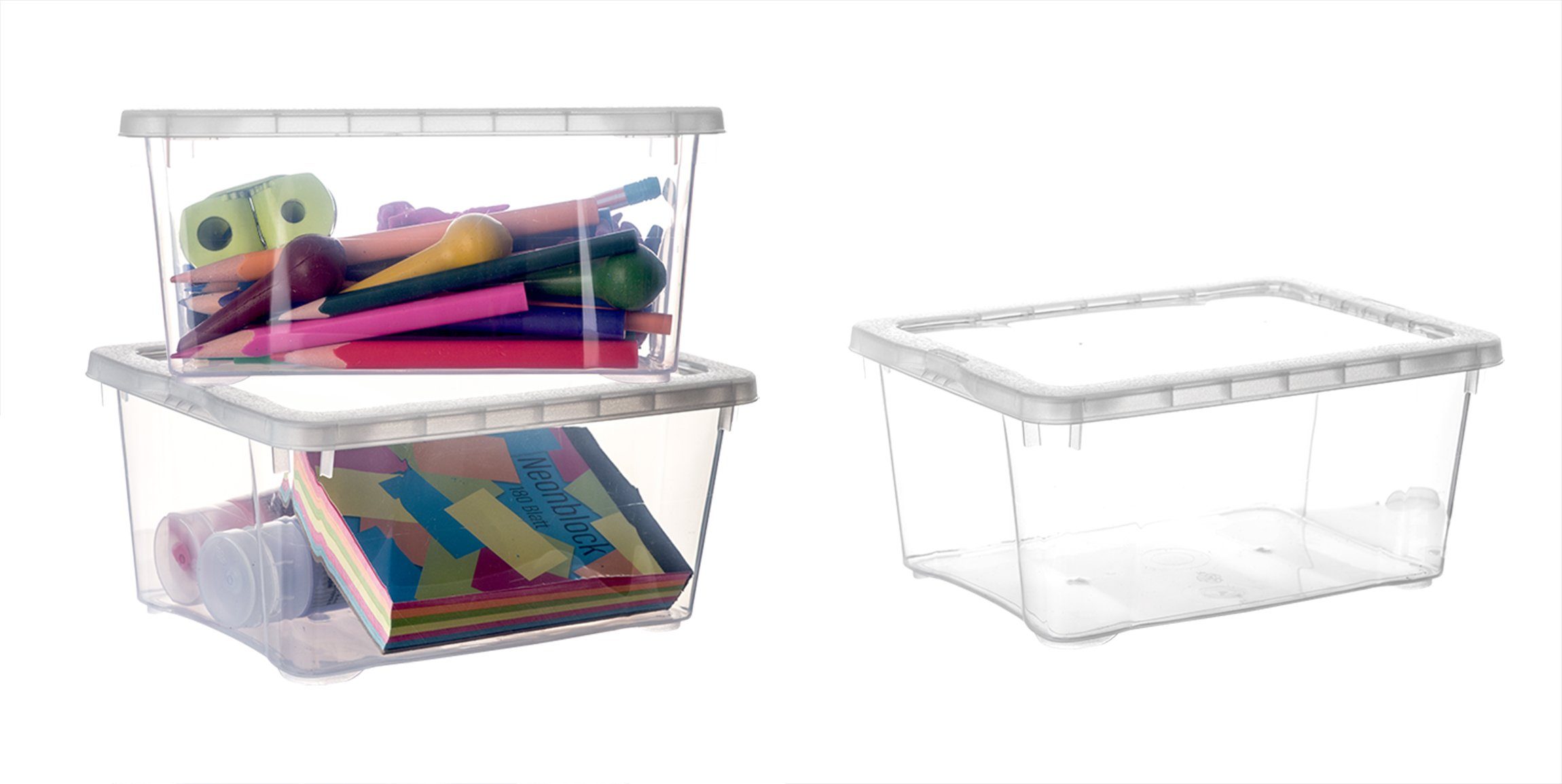 BigDean Aufbewahrungsbox Aufbewahrungsboxen mit Deckel 1,7L günstig online kaufen