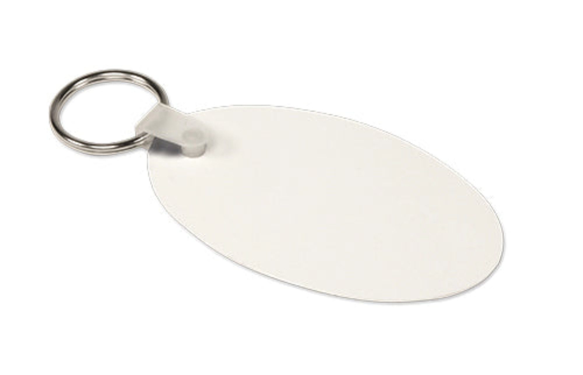 PlottPrint Schlüsselanhänger Aluminium Oval Sublimationsrohling (1-tlg)