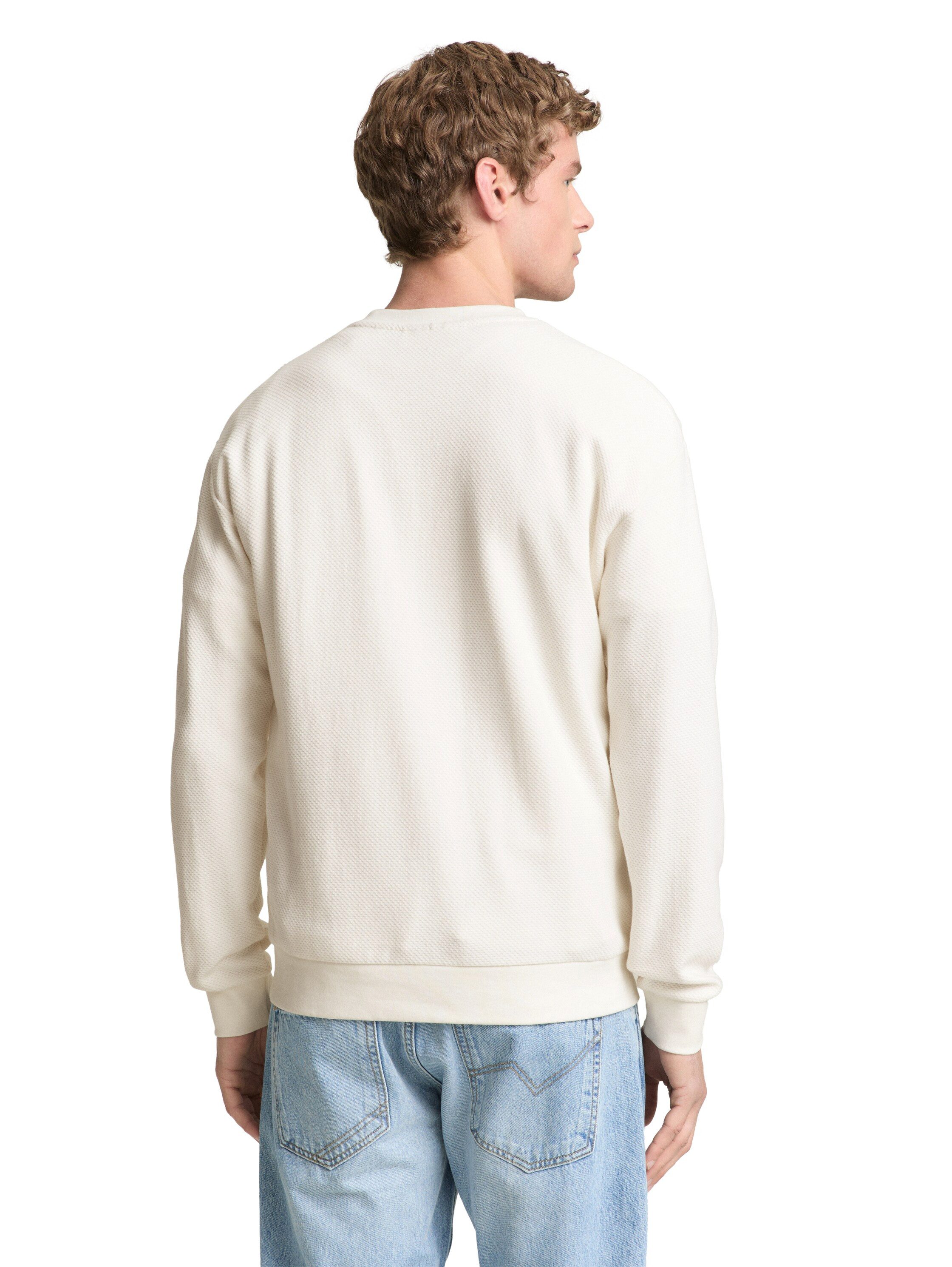 TOM TAILOR Denim Sweatshirt mit Logo Stickerei