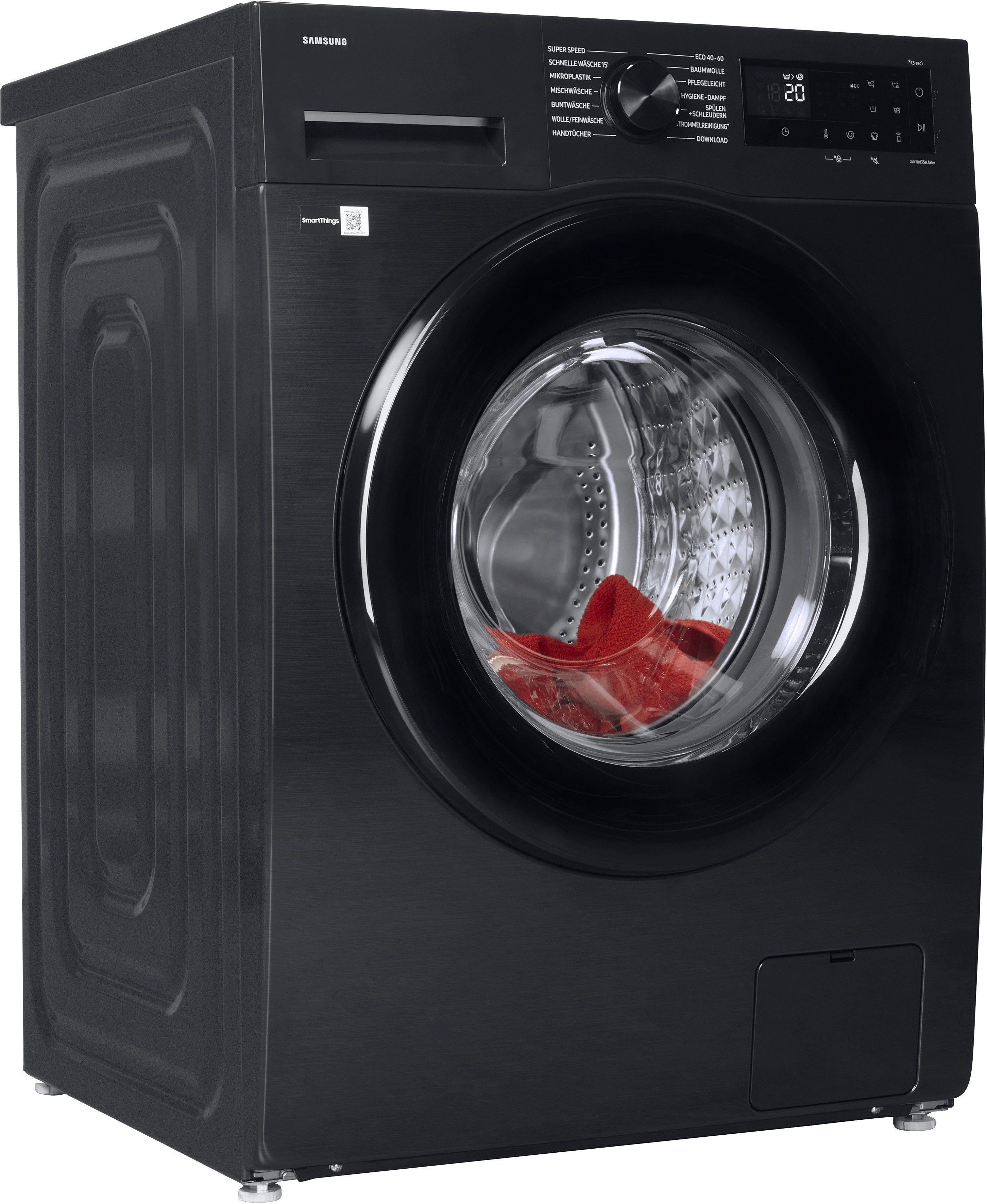 Samsung Waschmaschine WW5000F WW1EFG5U34ABEG, 10 kg, 1350 U/min, AI Ecobubbleᵀᴹ - Effizient und schonend waschen