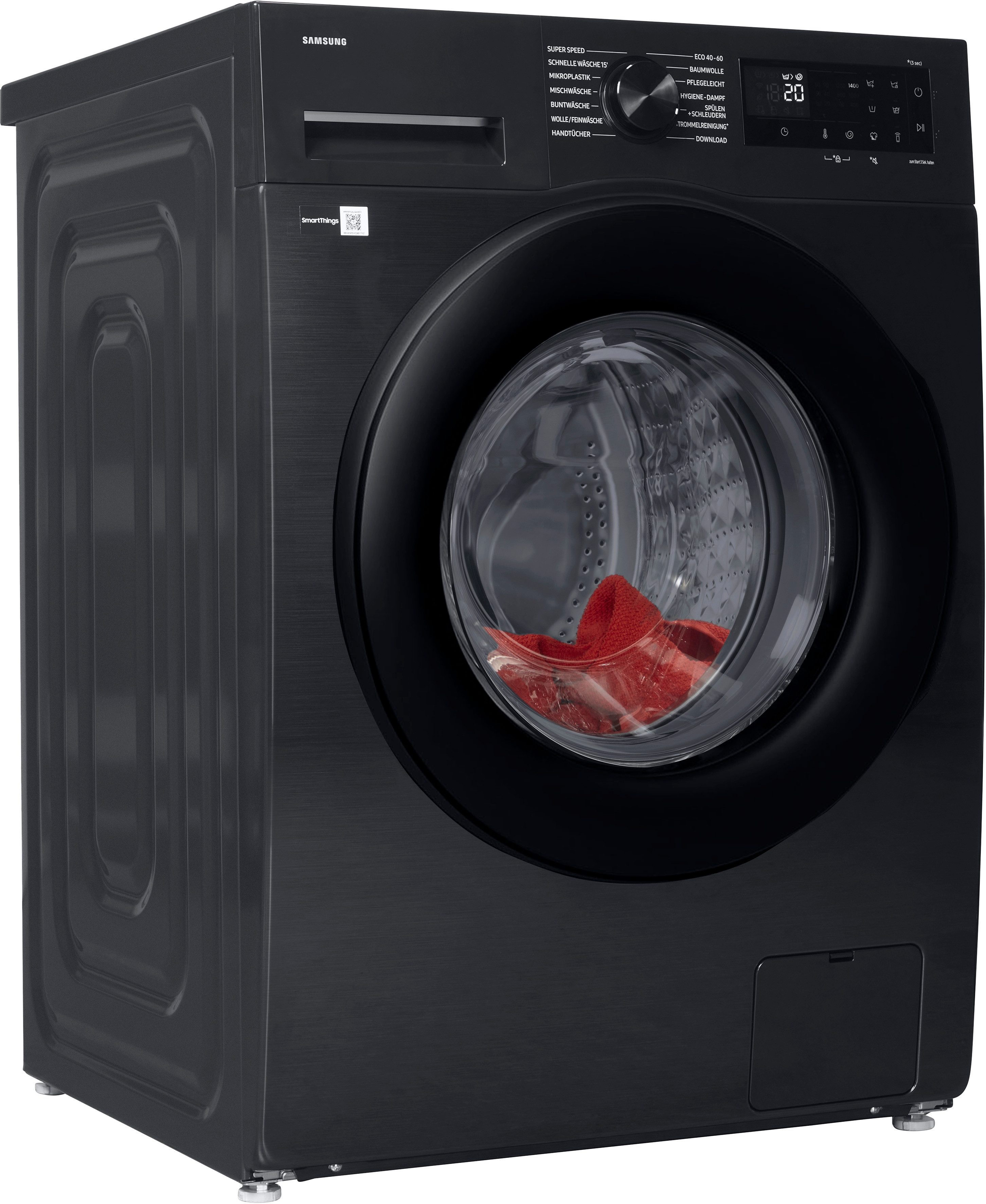 Samsung Waschmaschine WW5000F WW1EFG5U34ABEG, 10 kg, 1350 U/min, AI Ecobubbleᵀᴹ - Effizient und schonend waschen