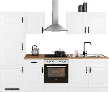 wiho Küchen Küchenzeile Erla, mit E-Geräten, Breite 270 cm