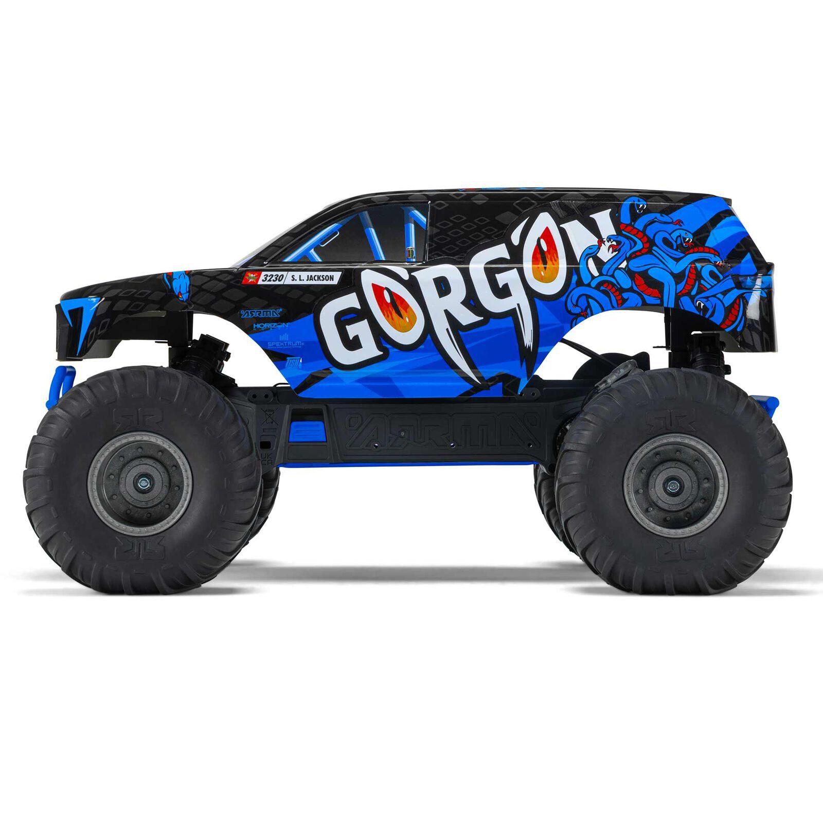Arrma RC-Buggy Arrma Gorgon 4x2 Mega 550 Monstertruck RTR 1:10 Blau