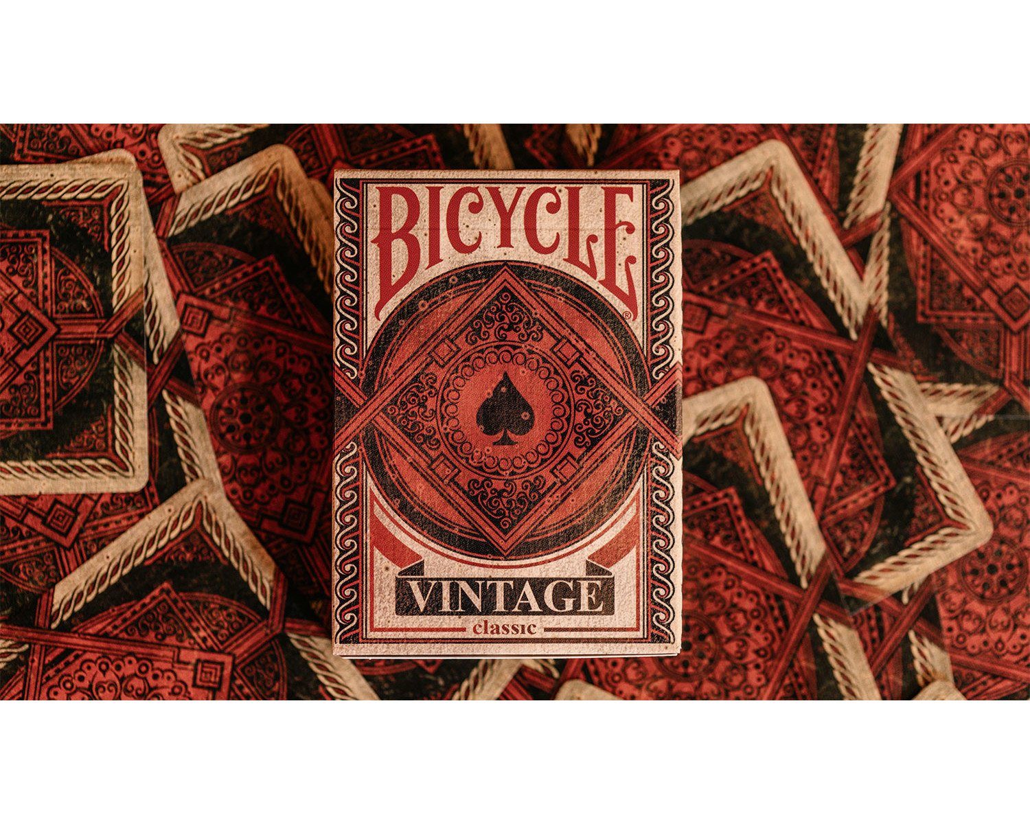 Cartamundi Spiel Bicycle Kartendeck - Vintage, Kartenspiel, mit einzigartigem Air-Cushion®-Finish