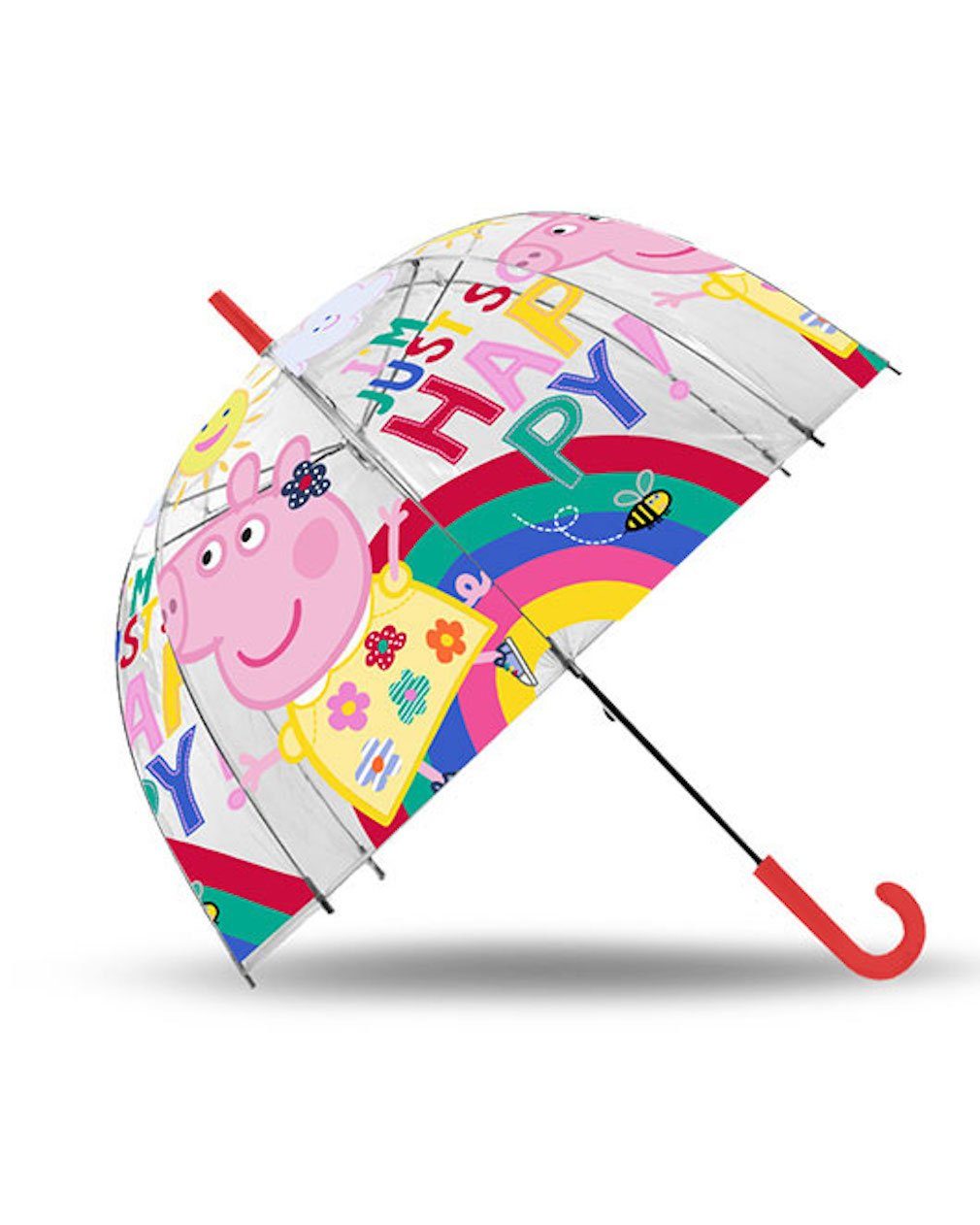 Stockregenschirm 70cm Wutz Euroswan Regenschirm Peppa Peppa Durchmesser Kids