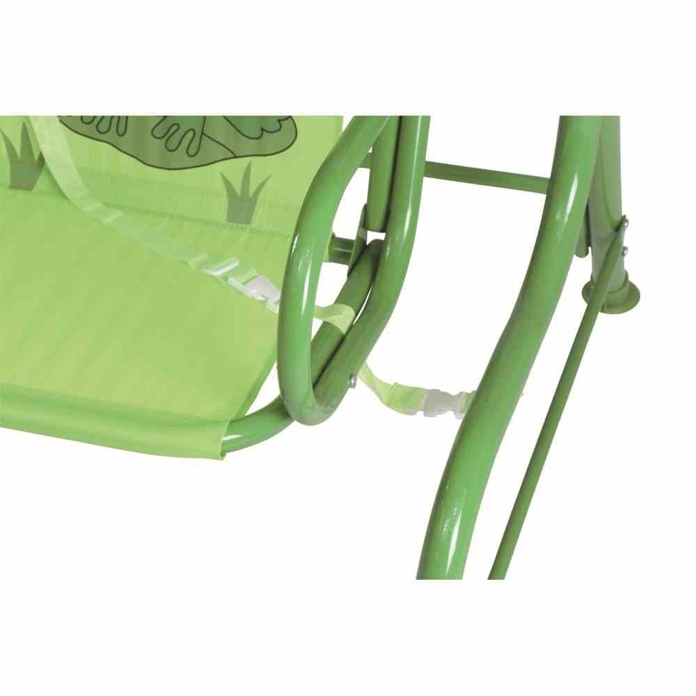 Gartentrends Hollywoodschaukel Froggy, für Kinder, (für Kinder) in grün - 75x118x115 (BxHxT)