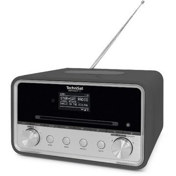 TechniSat DIGITRADIO 585 Hybridradio DAB+ UKW Internetradio, CD-Player, MP4 Digitalradio (DAB) (Sprachsteuerung, Wireless-Charging-Funktion, OLED-Display)