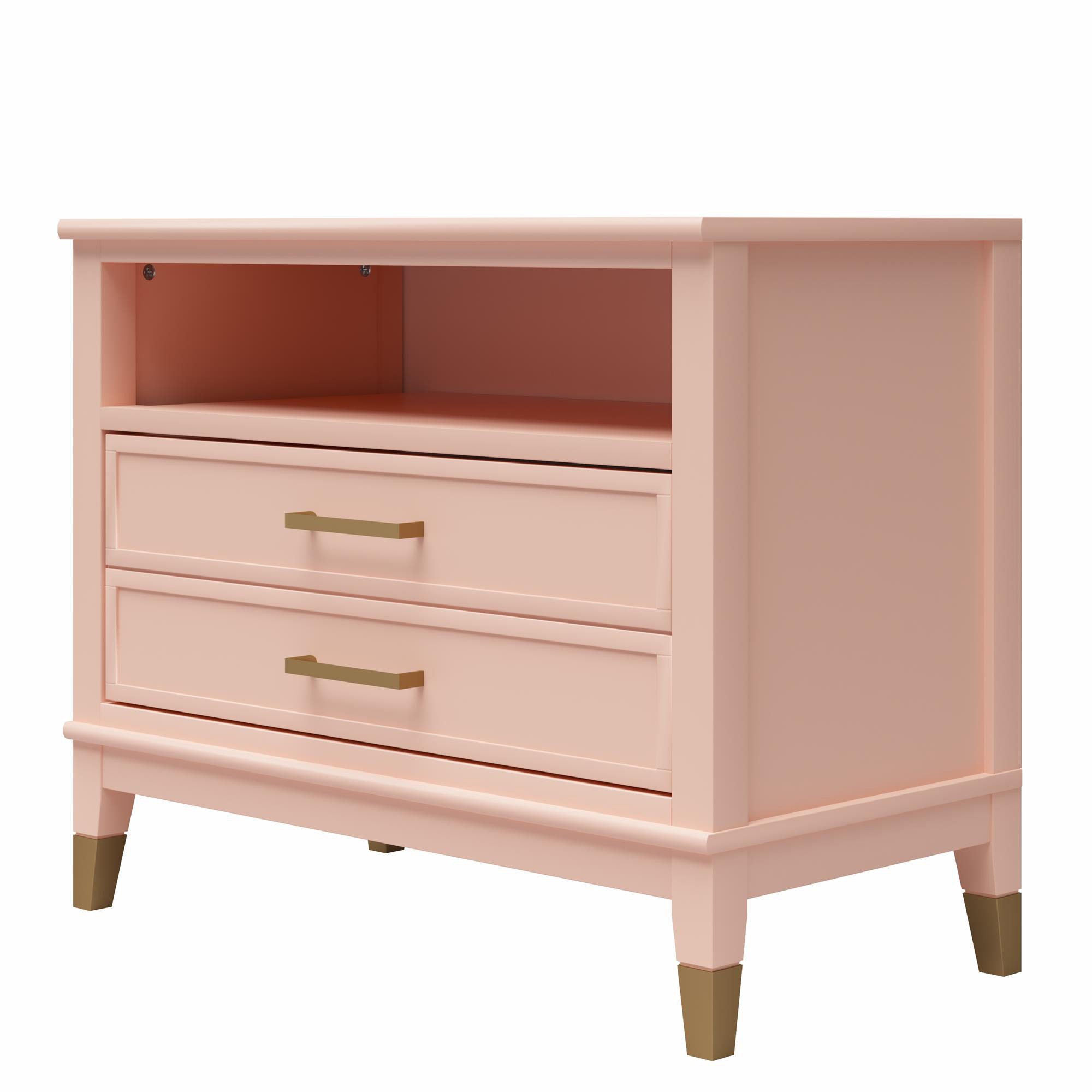 loft24 Nachtschrank Westerleigh Beistelltisch, Nachttisch, Nachtkonsole mit Schublade, MDF