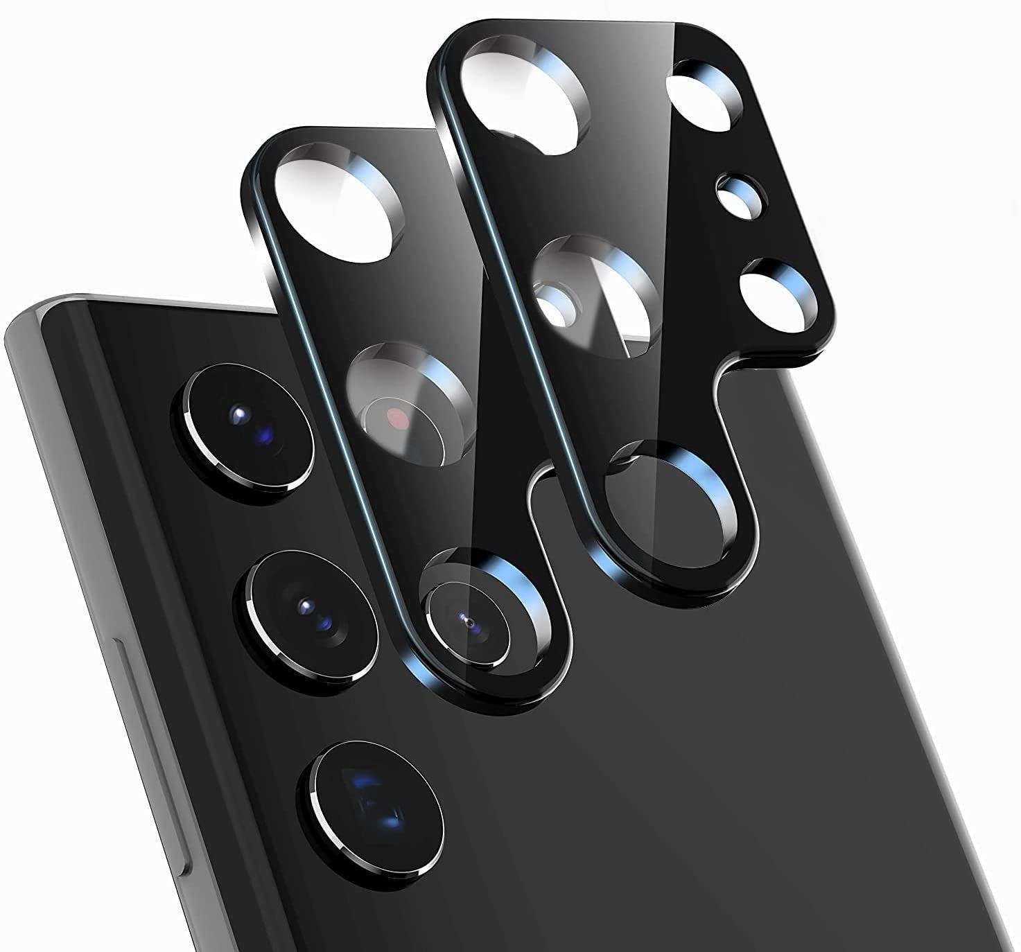 Schutzfolie 2X 3D Schutzglas für Samsung Galaxy S22 Plus Ultra Kameraglas Panzerfolie Linse