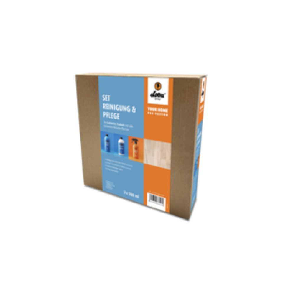 Loba Reinigungs-Set LOBA Reinigungs- und Pflegeset für lackiertes Parkett, (1-St)