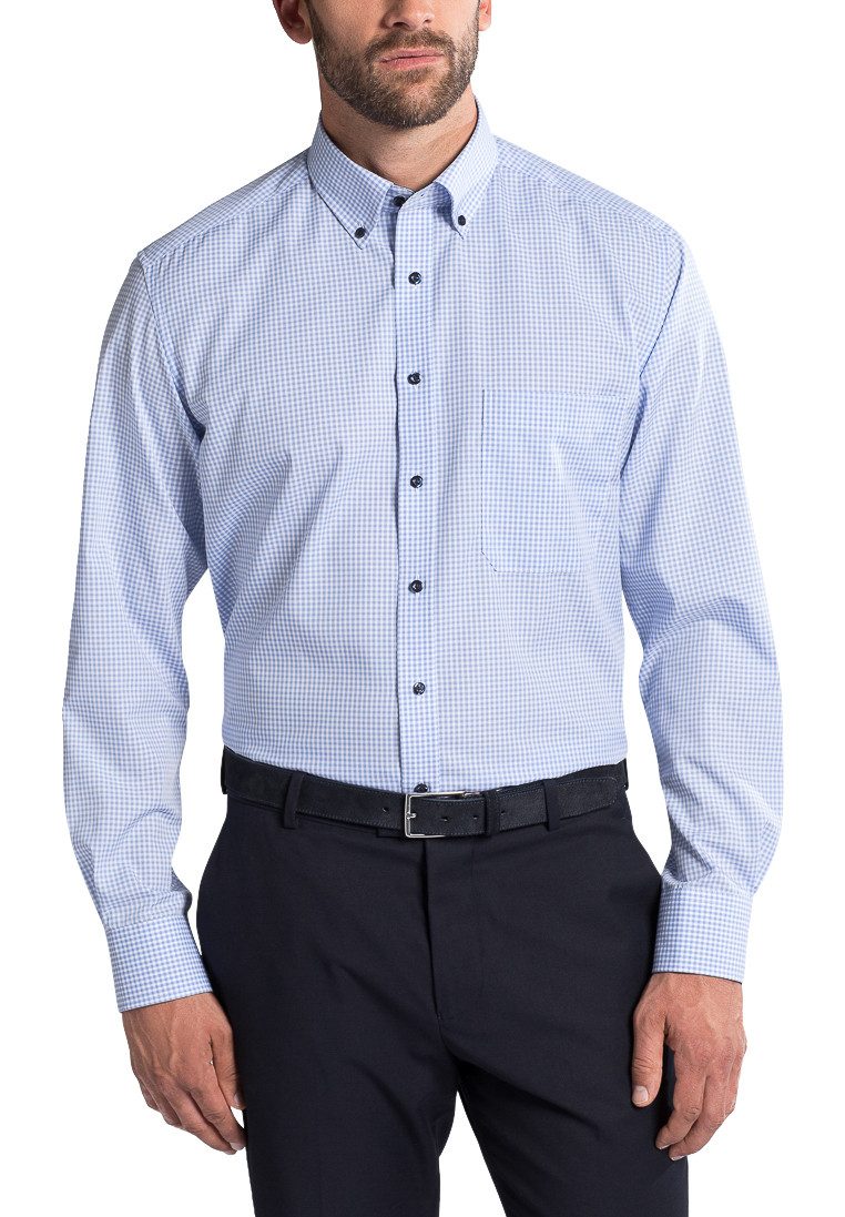 Eterna Langarmhemd 8913, Langarm-Hemd Comfort Fit Green Level günstig online kaufen