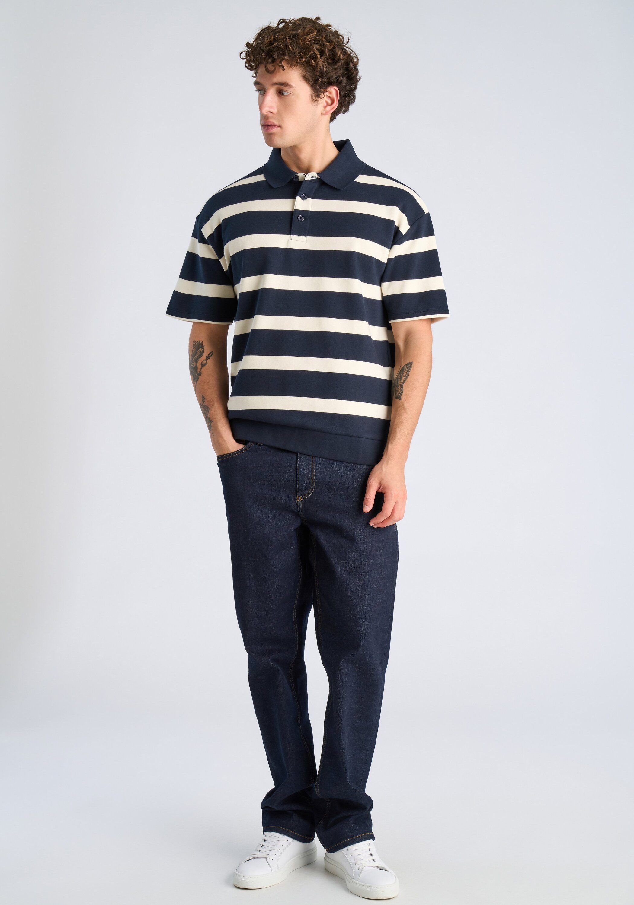 LINDBERGH Poloshirt Poloshirt Oversize Fit