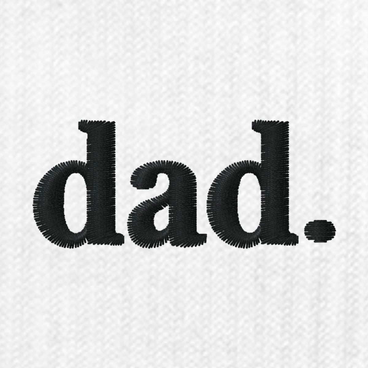 Spreadshirt Socken Dad Schriftzug Stickerei Gestreifte Tennissocken (1-Paar)