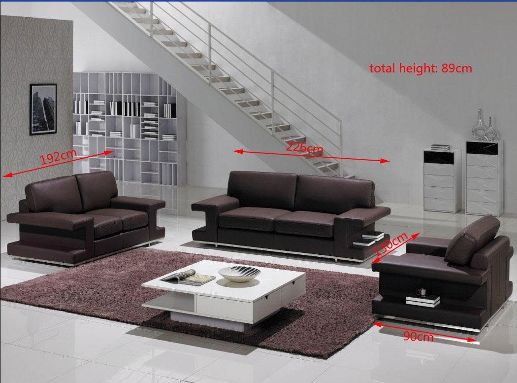 JVmoebel Ledersofa Sitz 3+2+1 Europe Design Couch Wohnlandschaft Modern in Sofa Sofa, Made