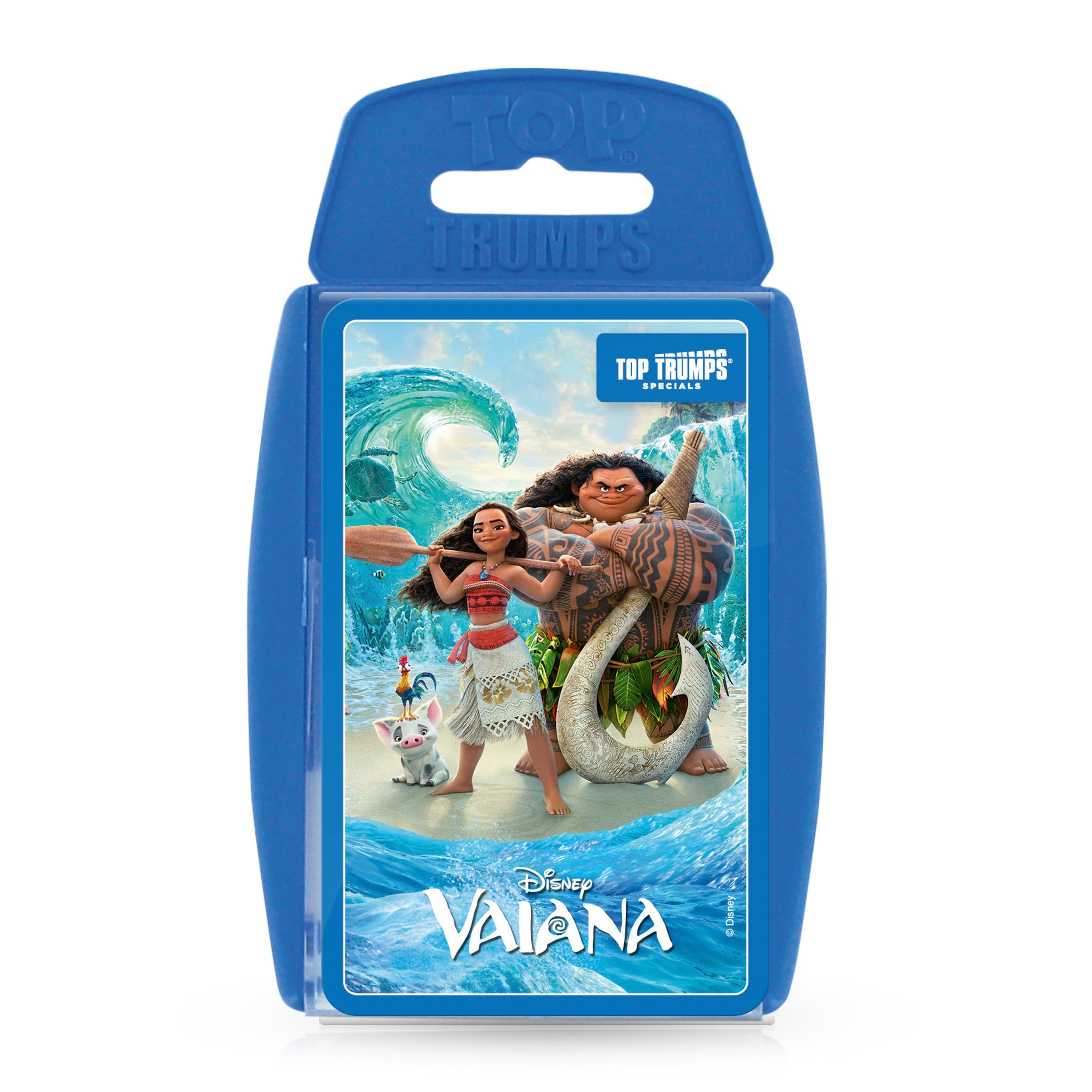 Winning Moves Spiel Top Trumps - Vaiana, Quartett