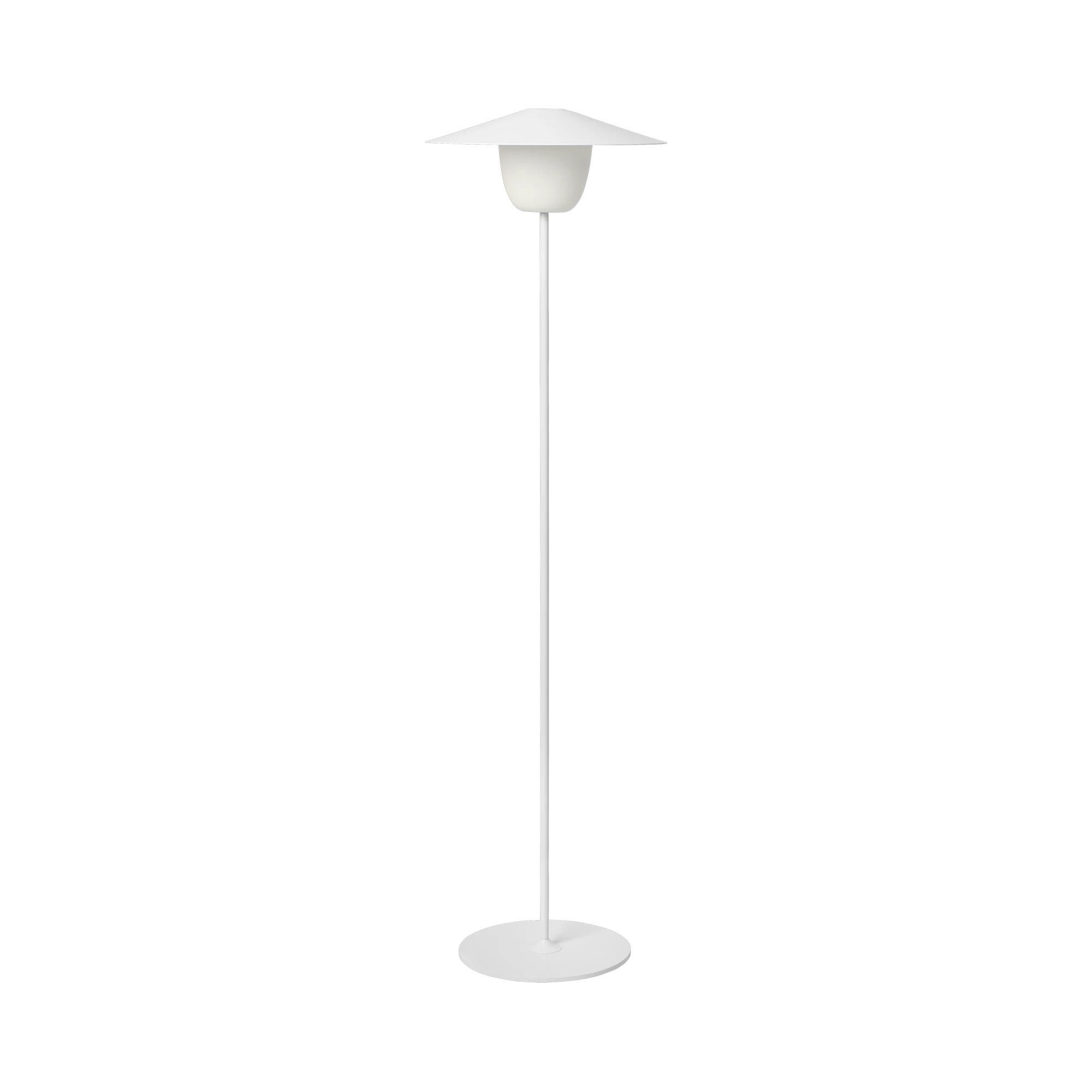 blomus LED Stehlampe -ANI LAMP FLOOR- Mobile LED-Stehleuchte: Designlampe - Innen und Außen, LED fest integriert, Warmweiß, Outdoor, IP44, 2700K, Wandelbar, Touch, Helligkeitsstufen, 24h Brenndauer