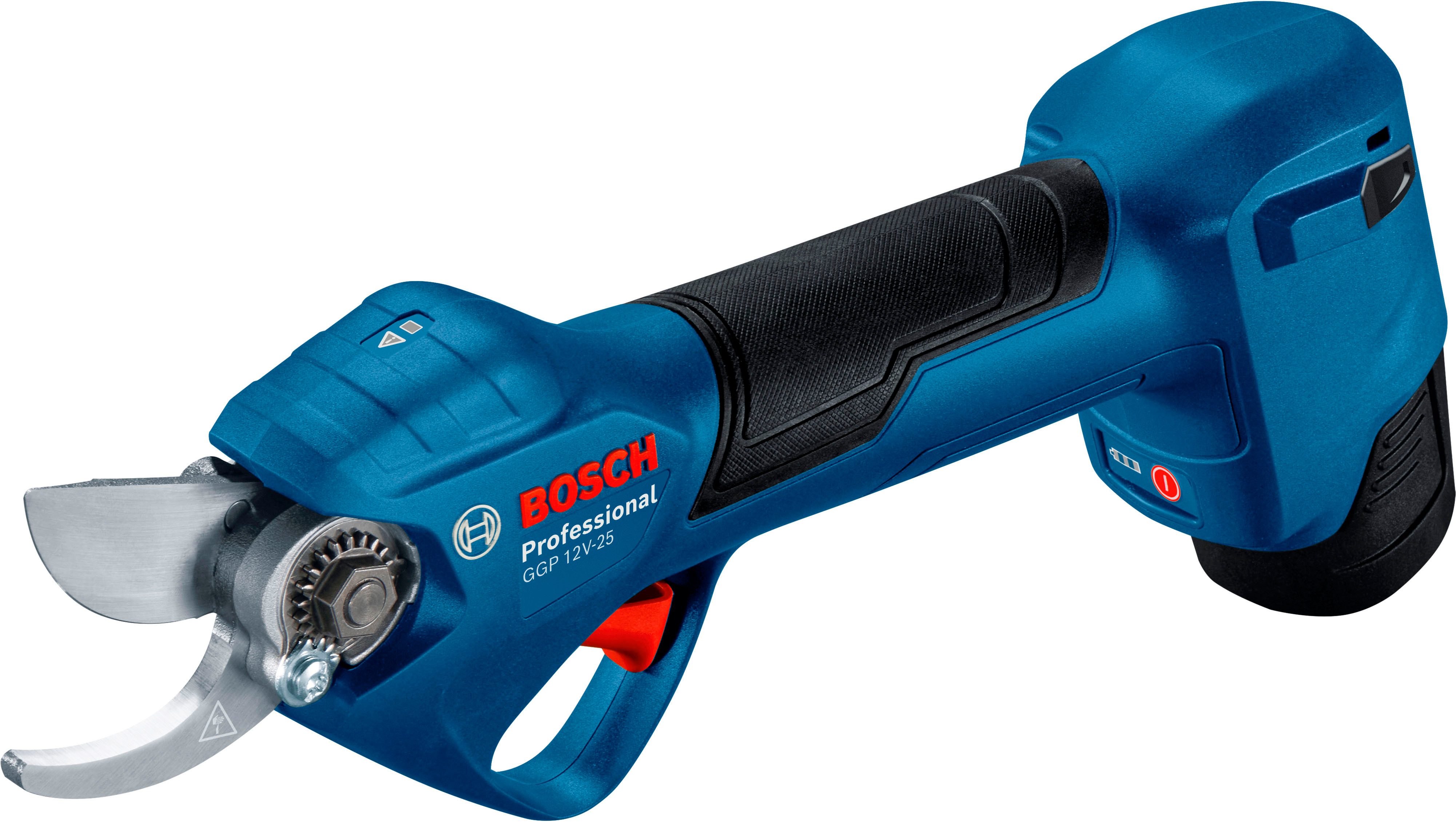 Bosch Professional Akku-Astschere »GGP 12V-25« Complete Kit, (BxLxH: 14x34x15 cm), Inkl. 2 x Akku GBA 12V 3.0Ah