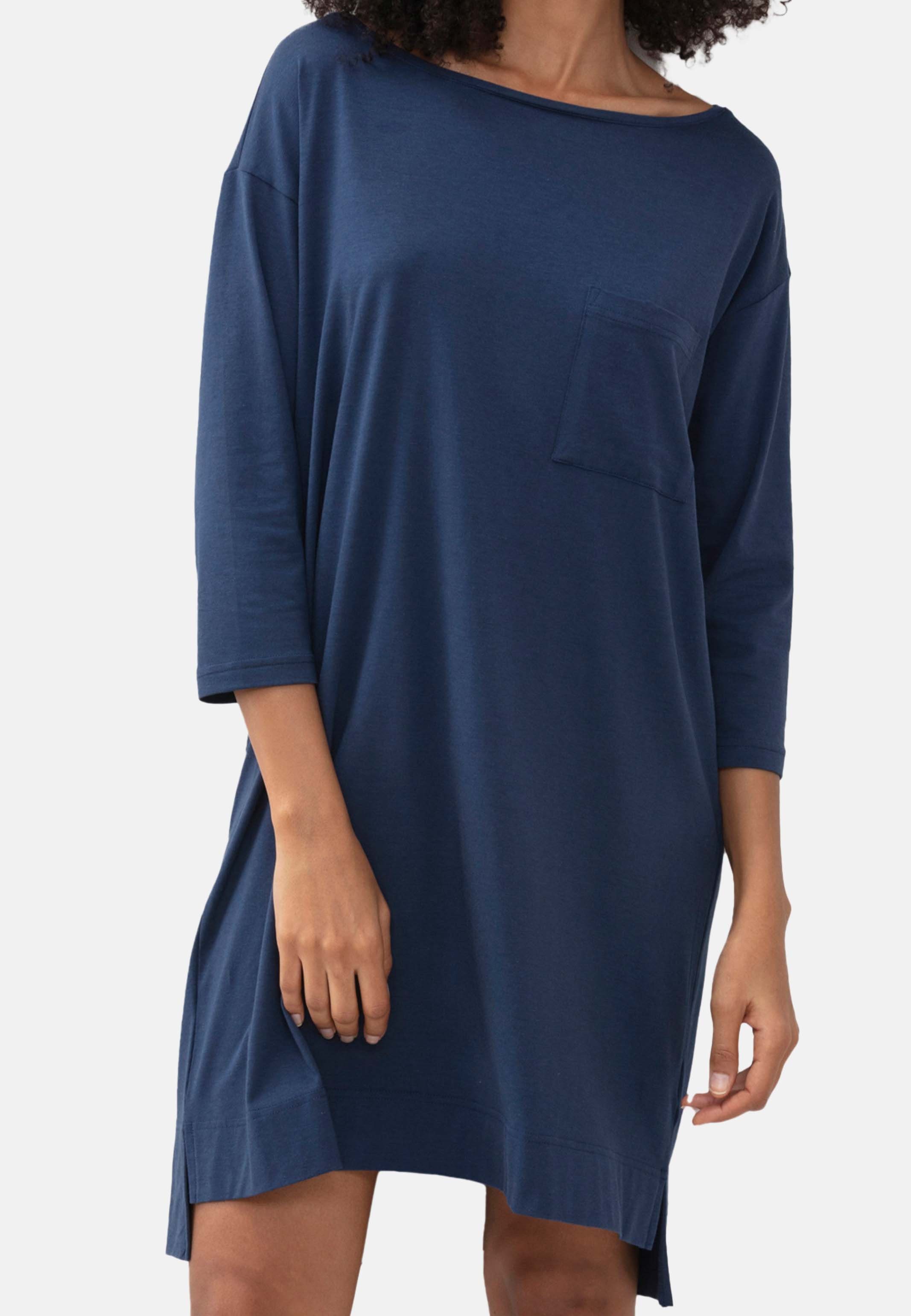 Mey Nachthemd »Liah« (1-tlg) Nachthemd - Baumwolle - Nachthemd mit  3/4-Ärmeln und legere Passform, Mit seitlichen Schlitzen und Brusttasche,  Weicher, elastischer Single Jersey online kaufen | OTTO