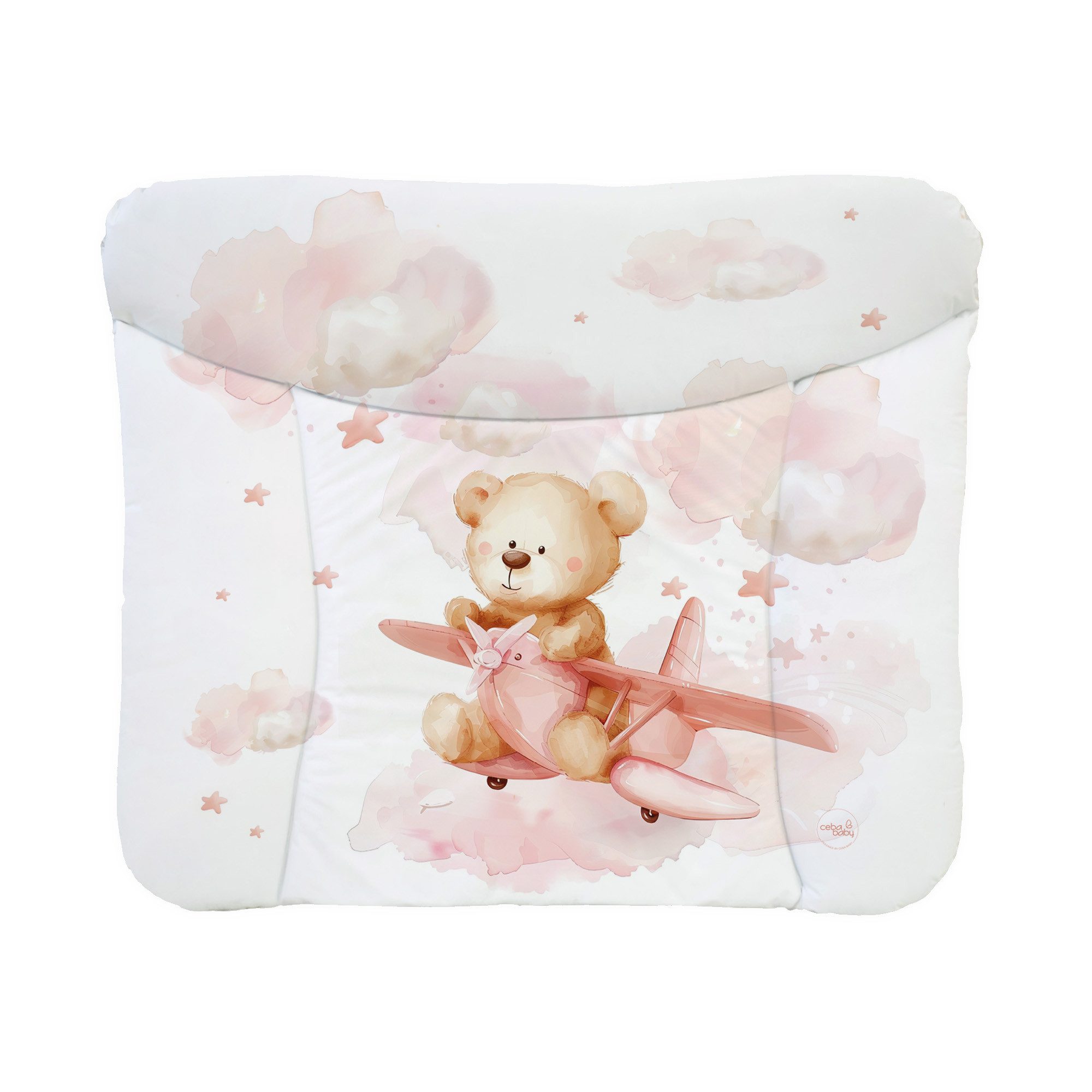 CEBA BABY Wickelauflage Weiche Wickeltischauflage 50 x 70 cm, 72 x 75 cm, 85 x 72 cm, Wickelauflage für Junge und Mädchen - Wasserdicht, abwaschbar