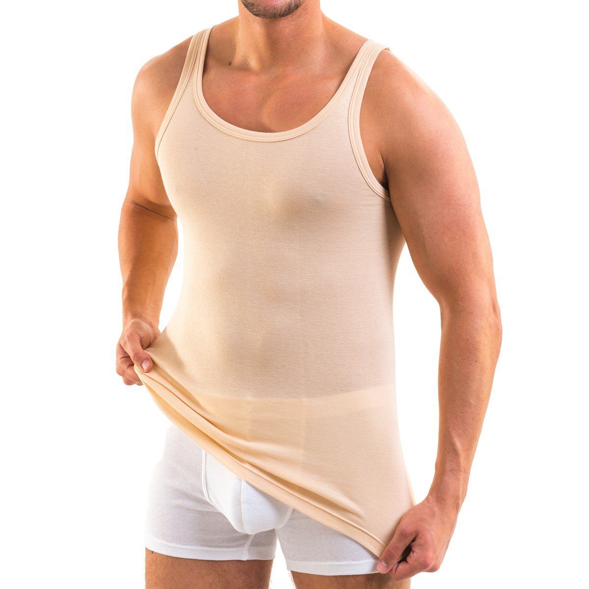 HERMKO Unterhemd 16000 Herren Unterhemd aus weichem Baumwolle / Modal günstig online kaufen