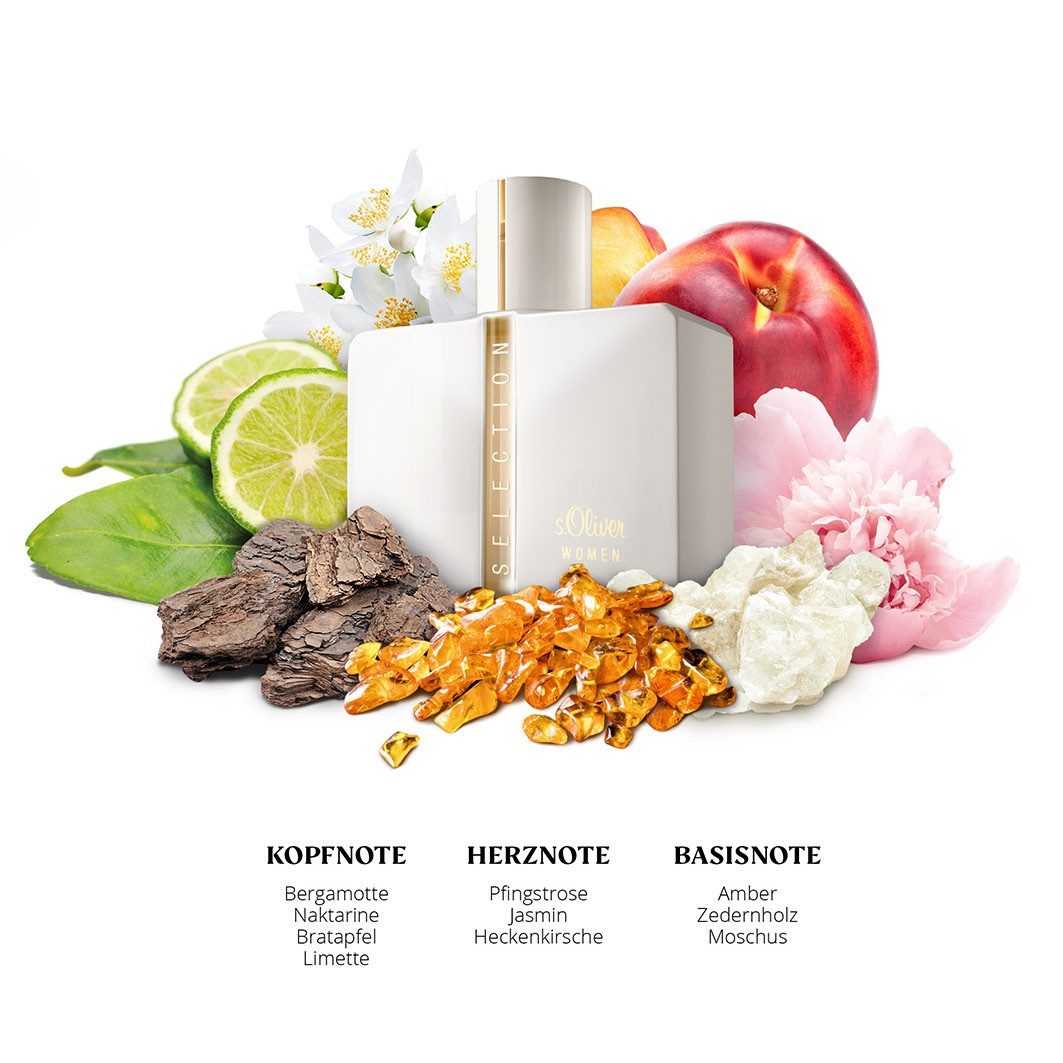 s.Oliver Eau de Toilette SELECTION, EdT 50 ml Natural Spray