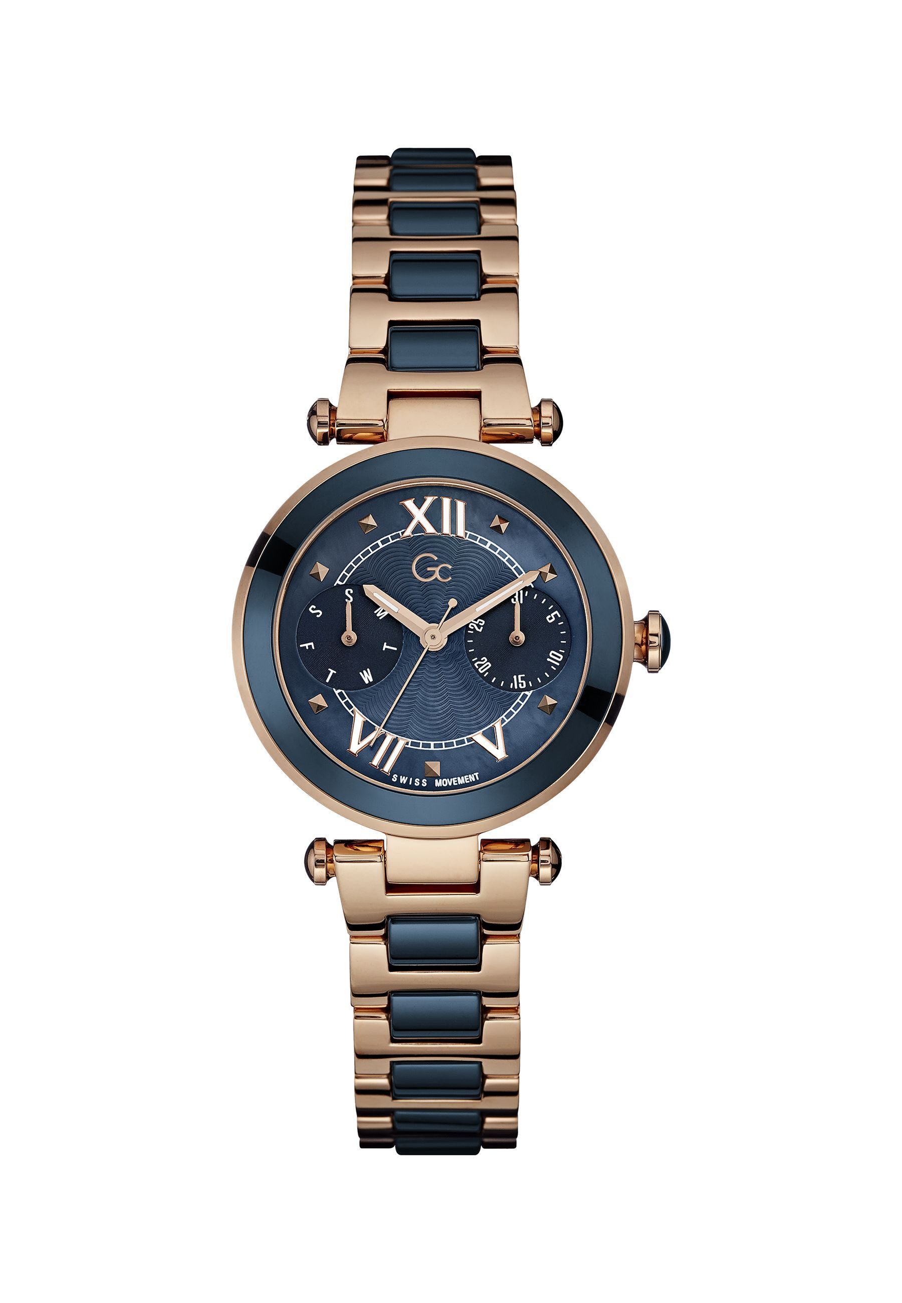 Guess Collection Quarzuhr Gc LadyChic, (1-tlg), Quarz-Analoguhr