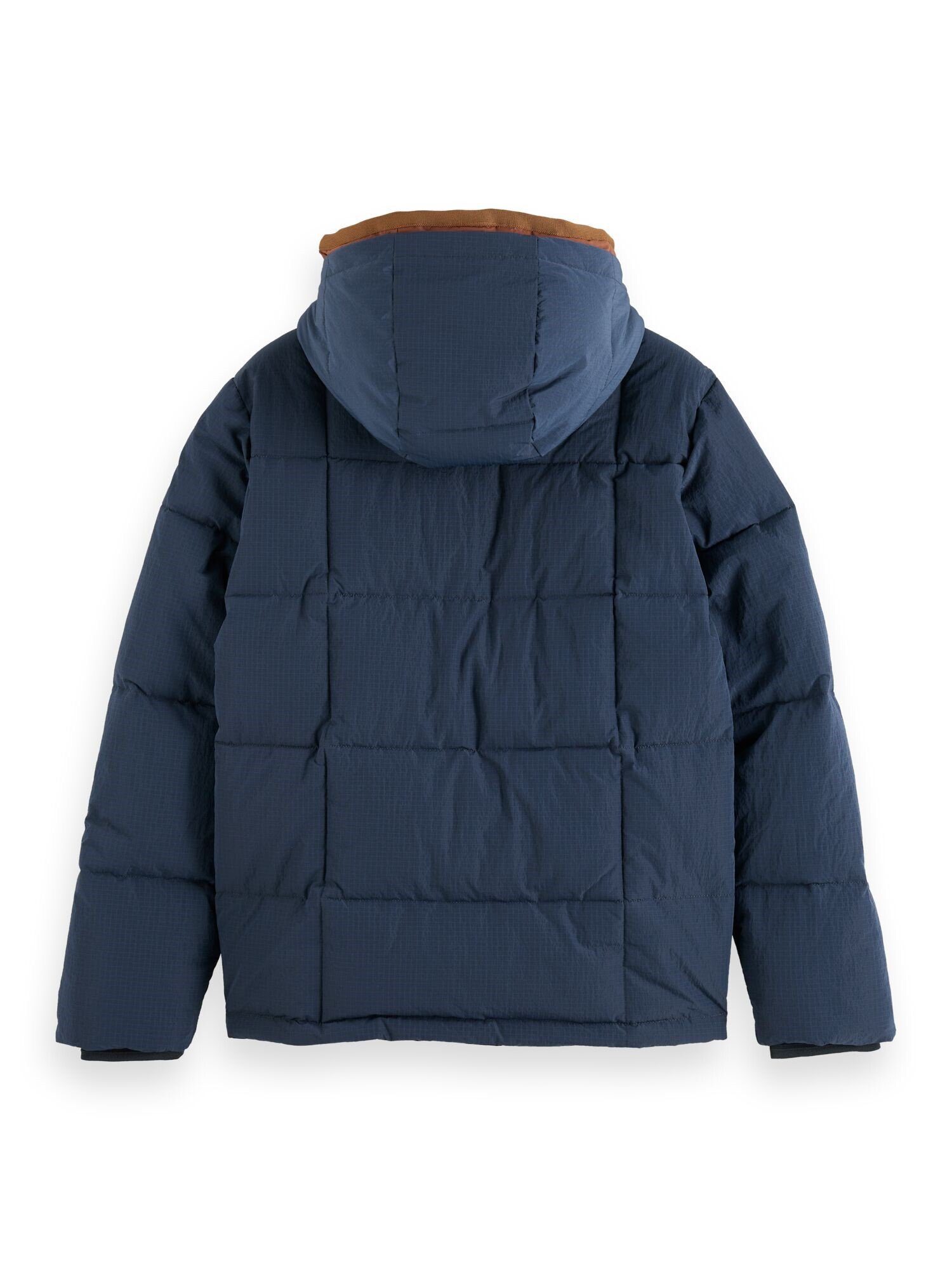 Jacket Jacke Soda Steppjacke Warm mit Hooded gefütterte (1-St) blau Scotch & Puffa