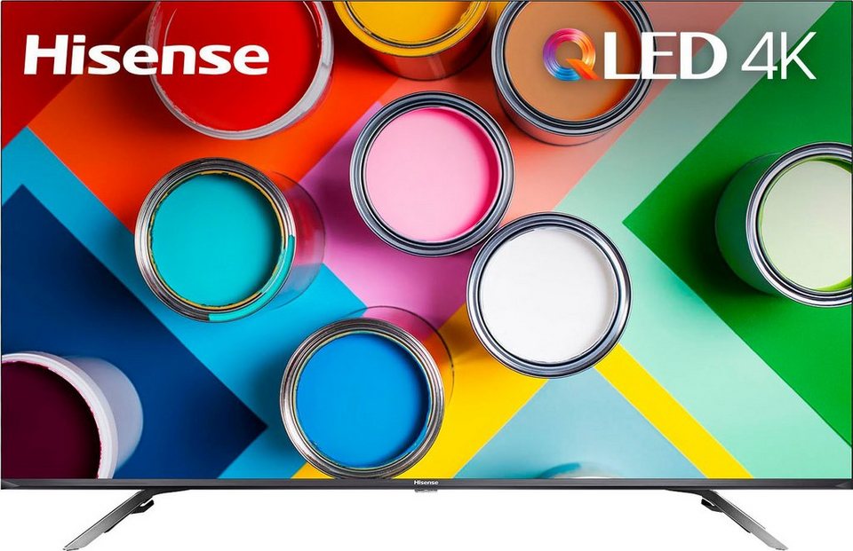 Hisense 50E76GQ QLED-Fernseher (126 cm/50 Zoll, 4K Ultra HD, Smart-TV,  Quantum Dot, Dolby Vision & Atmos, USB Recording), Integrierter Triple  Tuner (DVB-T2 HD/S/S2/C), 60 Hz (HLG)