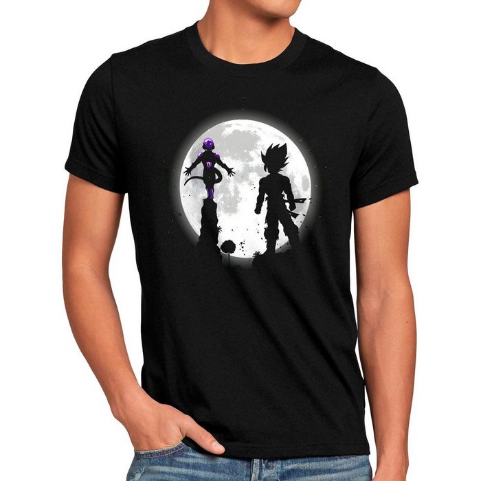 style3 Print-Shirt Herren T-Shirt Moonlight Battle super dragonball z gt songoku breakers the kakarot