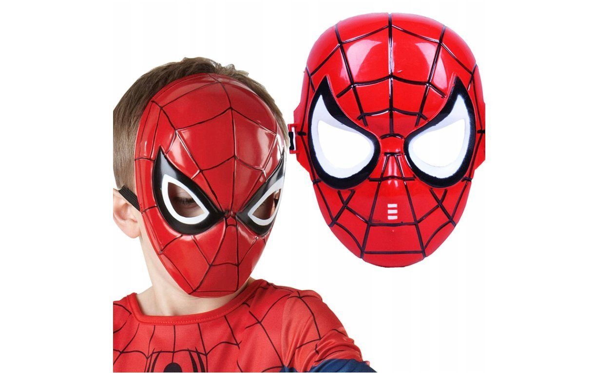 Festivalartikel Verkleidungsmaske Spiderman Kindermaske Perfekt für jeden Anlass!
