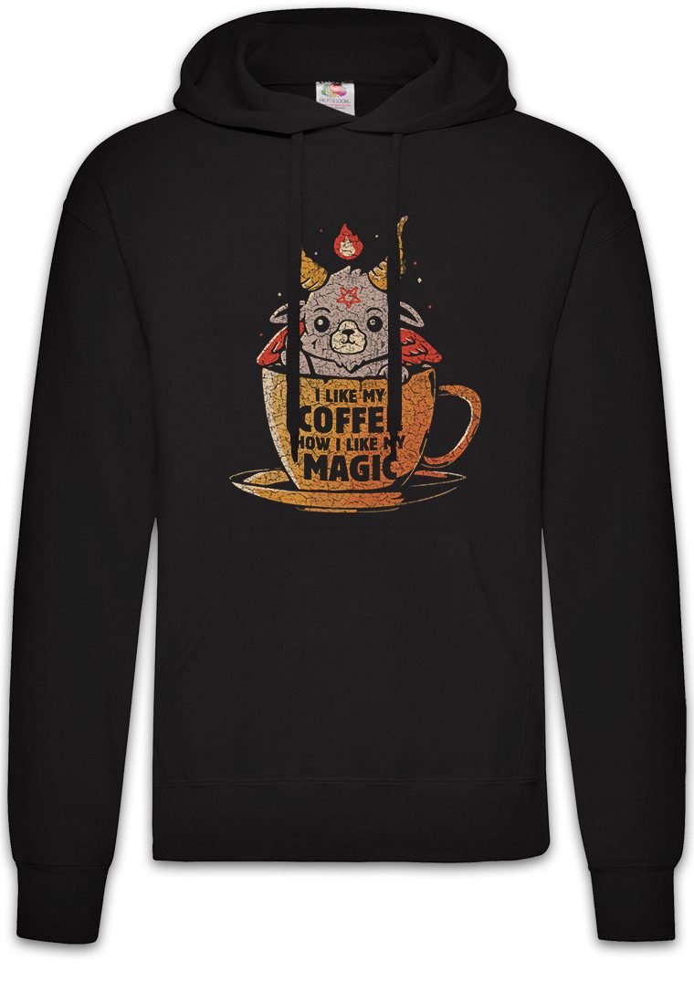 Hoodie Magic Coffee Herren Hoodie Fun Geek Nerd Science Scientist Kaffee