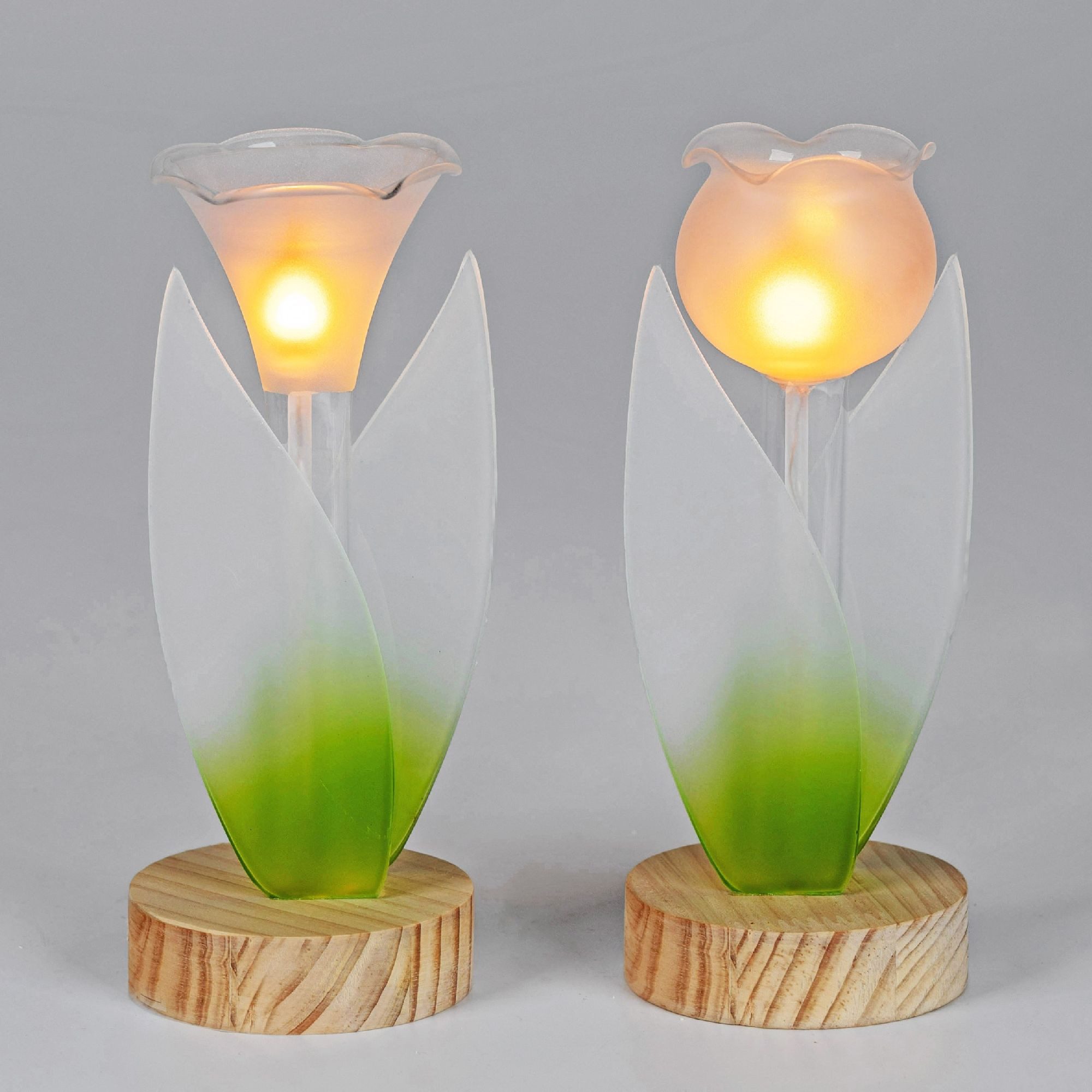 formano LED Dekolicht Frühlingszeit, Mit Timerfunktion, Gelb, Motiv: Blume