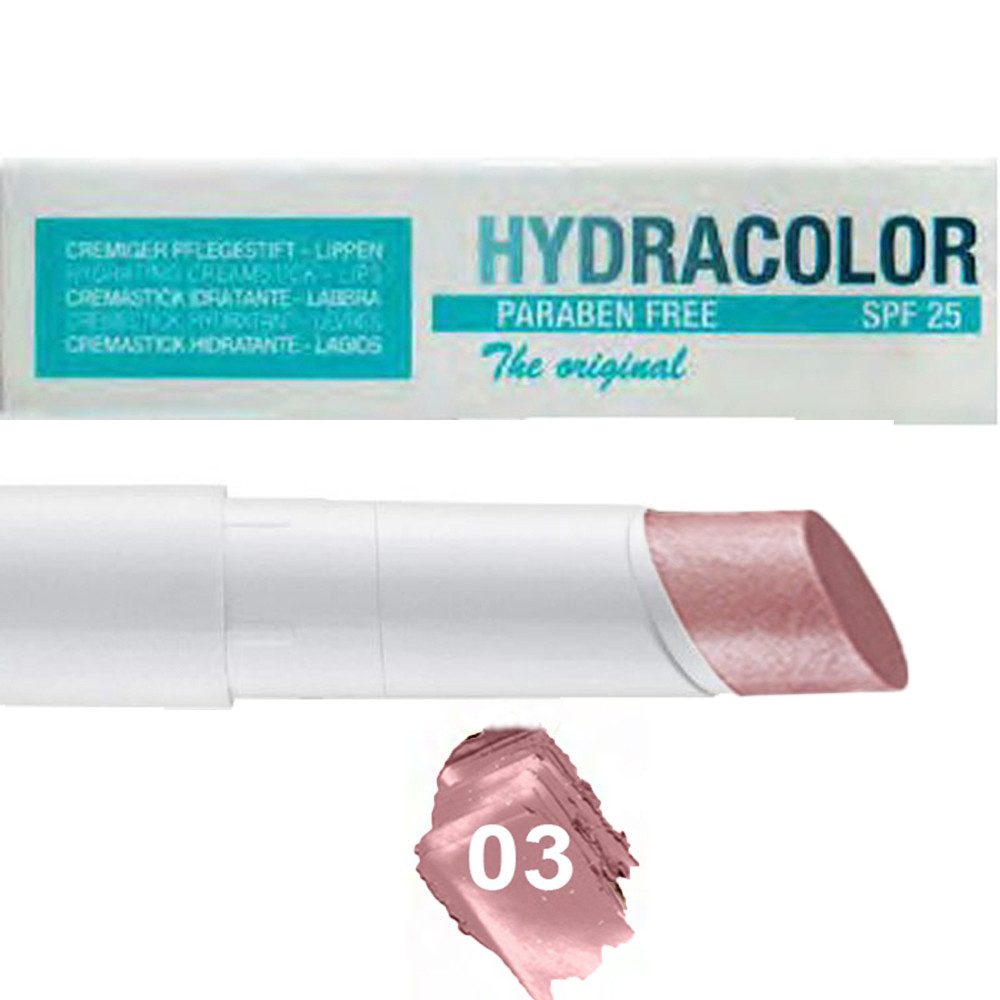 Deborah Milano Lippenpflegestift Hydracolor Lippenpflege Shine ohne Glycerin Pink Pearl 03