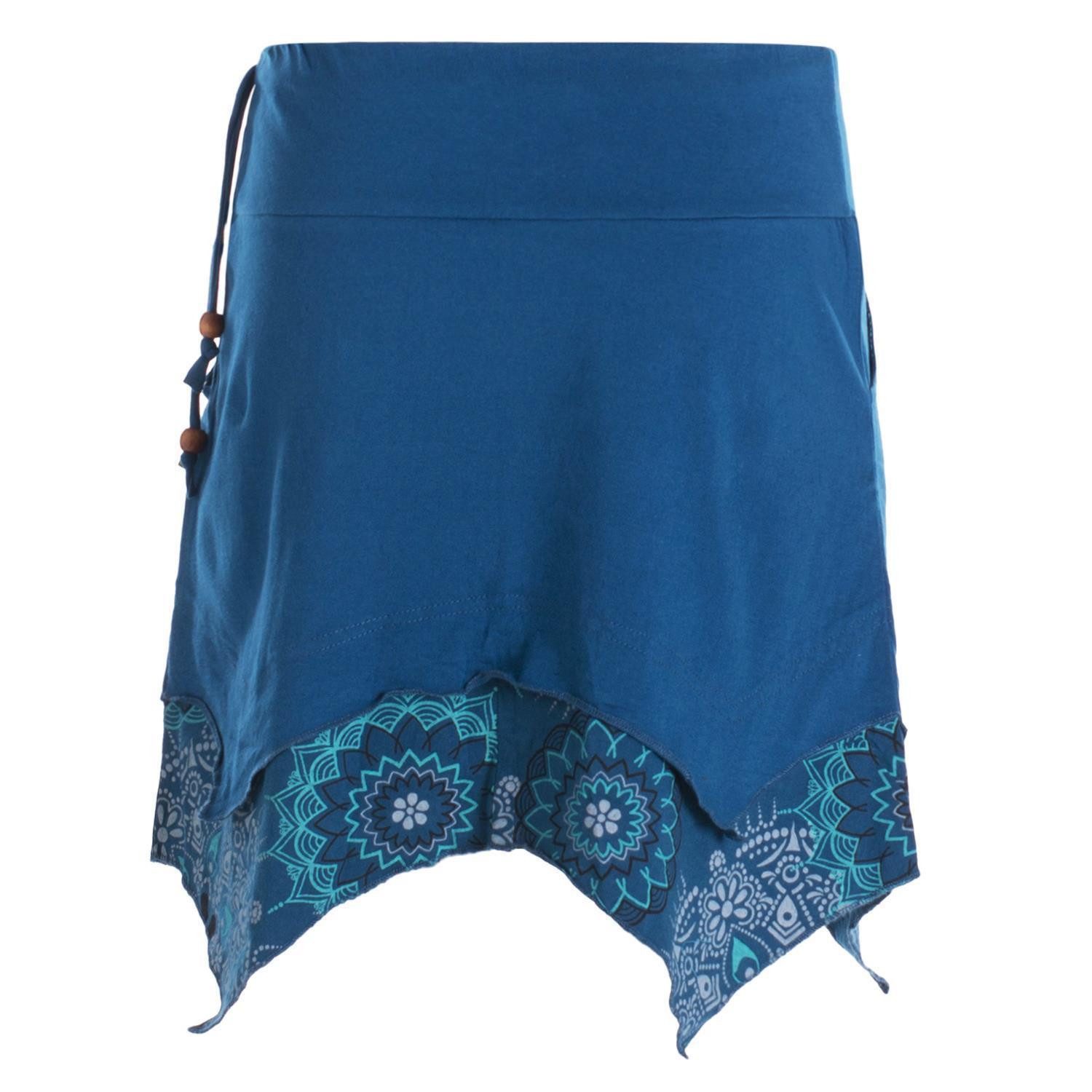 Vishes Minirock Asymmetrisch Rock Mandala und günstig online kaufen