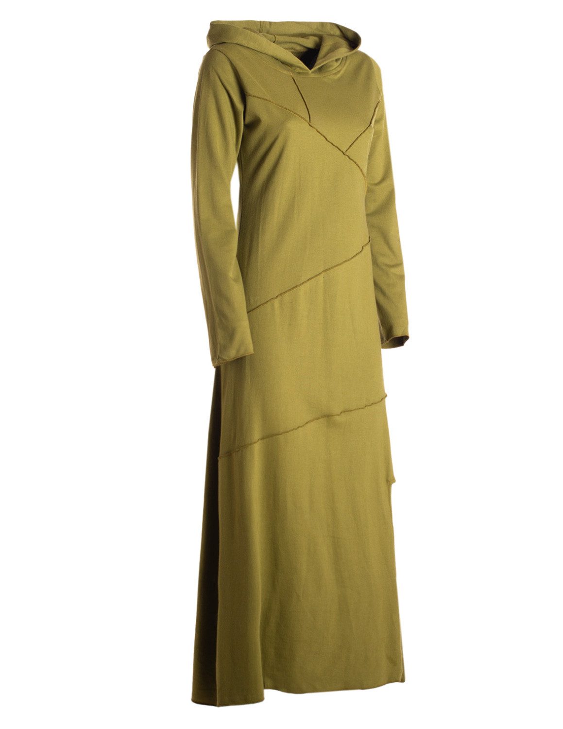 Vishes Maxikleid Damen knöchellanges Kleid Baumwolle günstig online kaufen